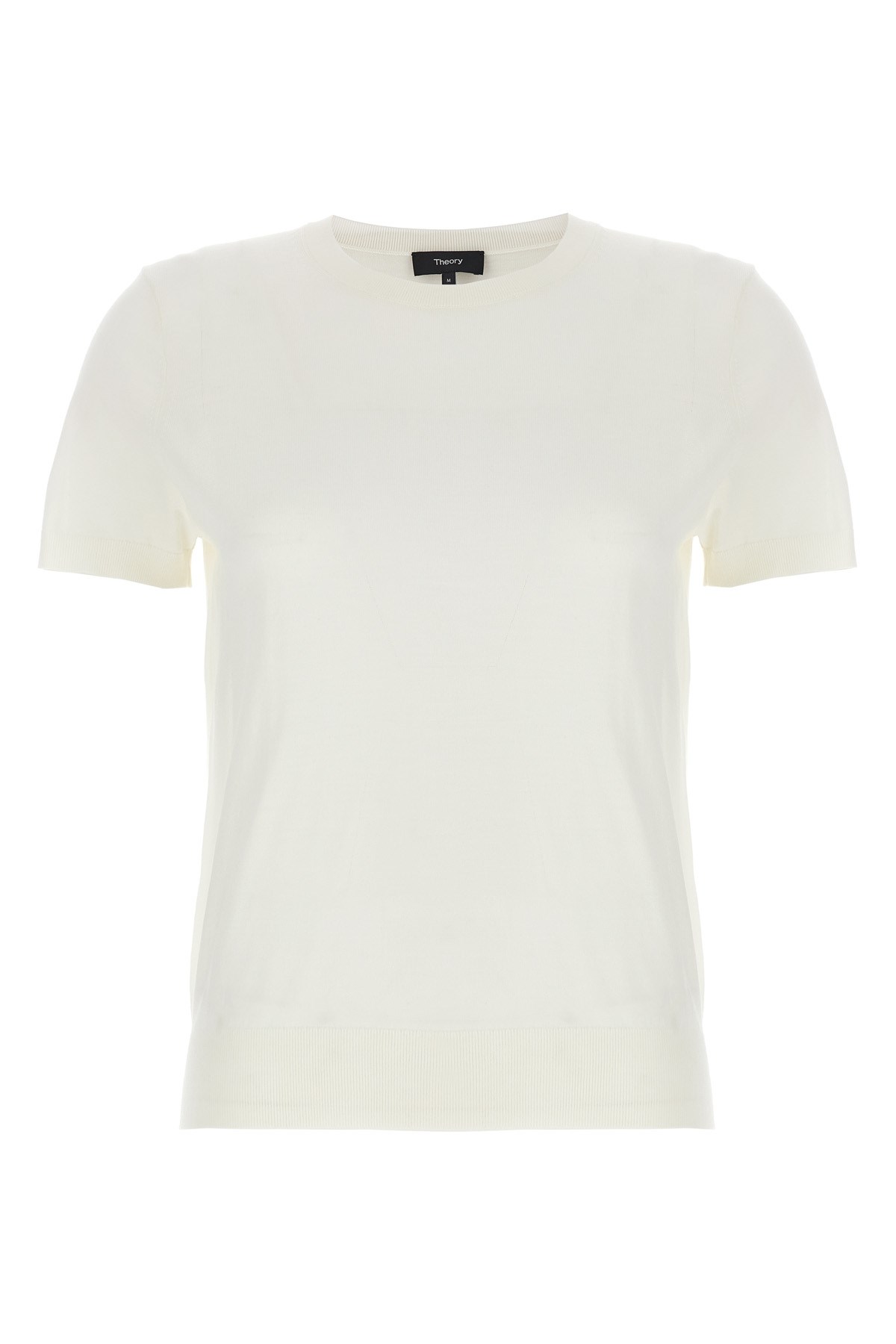 Theory Short-sleeved Sweater In White