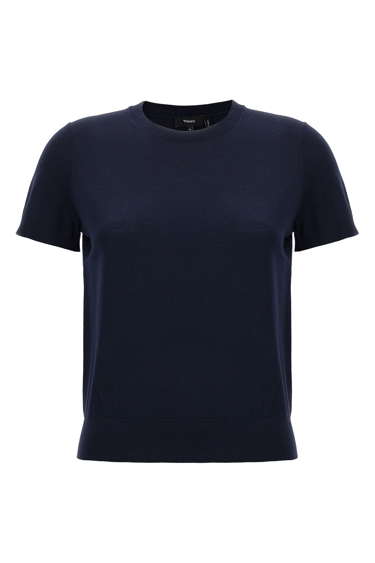 Theory Basic Tee Sweater In Blue