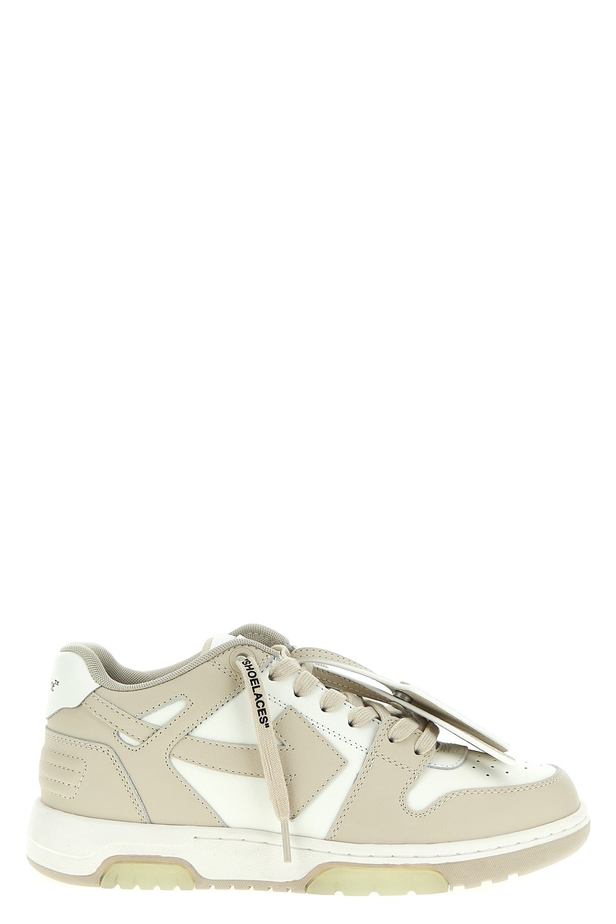 Off-white Out Of Office Sneakers Beige In Green