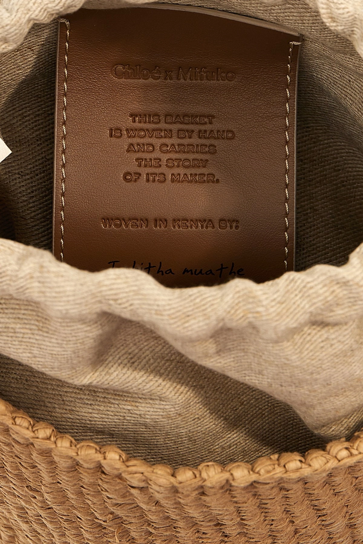 Chloé 'woody small bucket bag available on julian-fashion