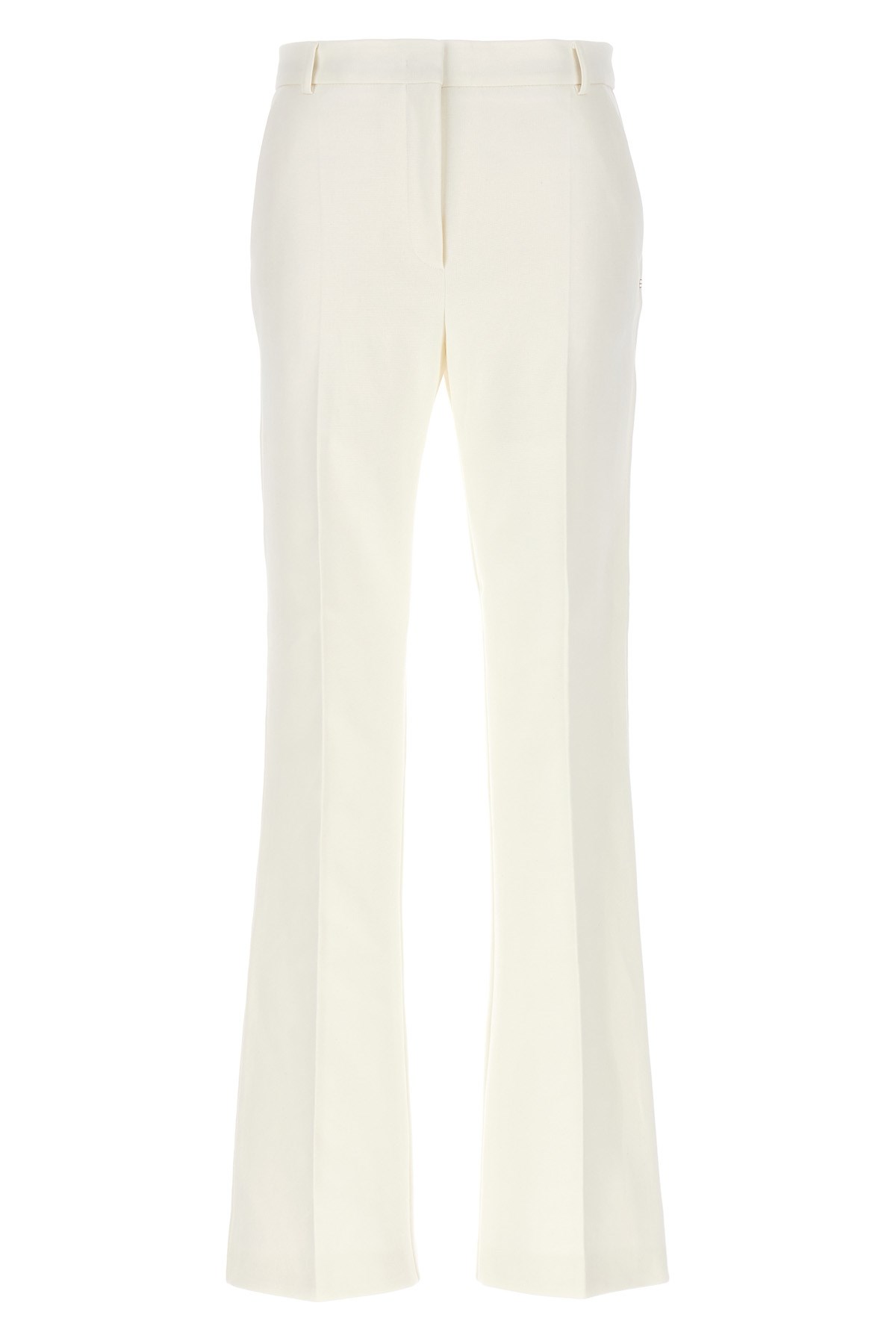 Sportmax White Wide-leg Trousers