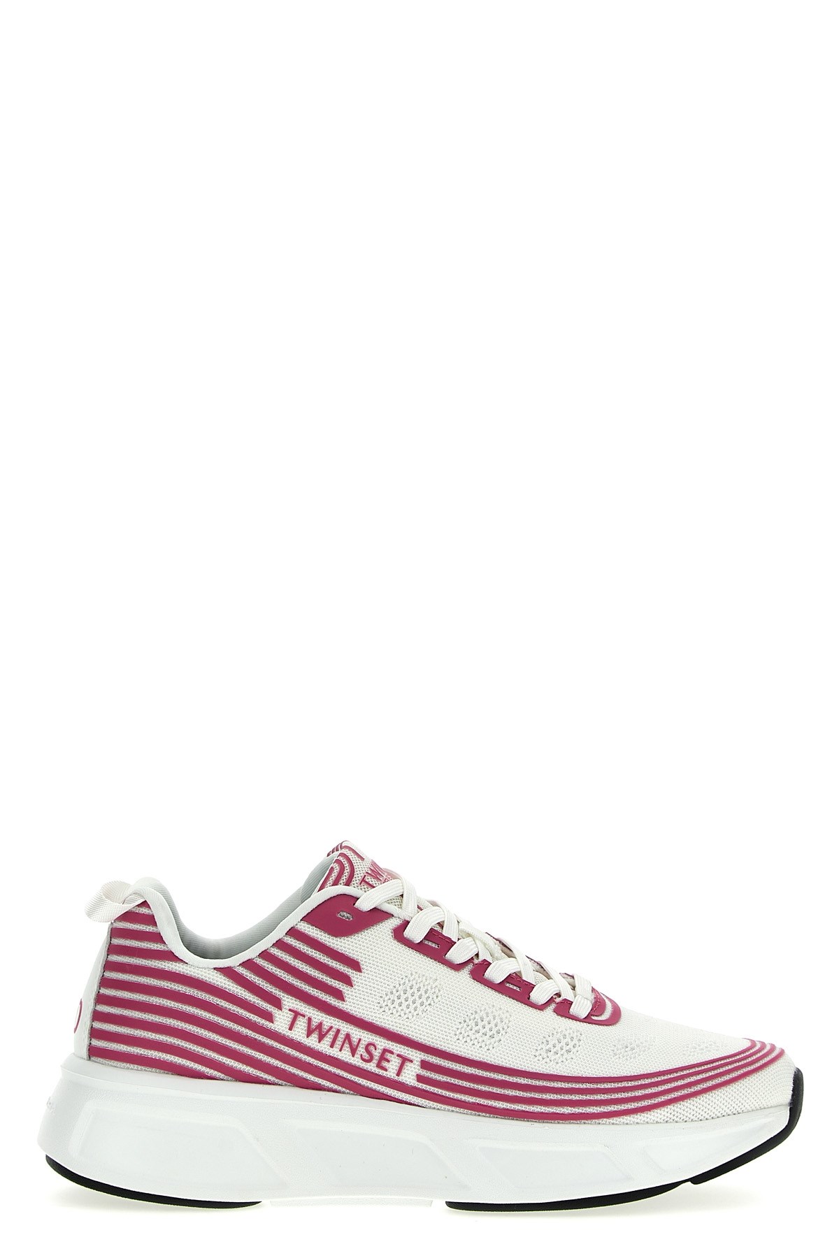 Shop Twinset Twin Set Stretch Knit Sneakers