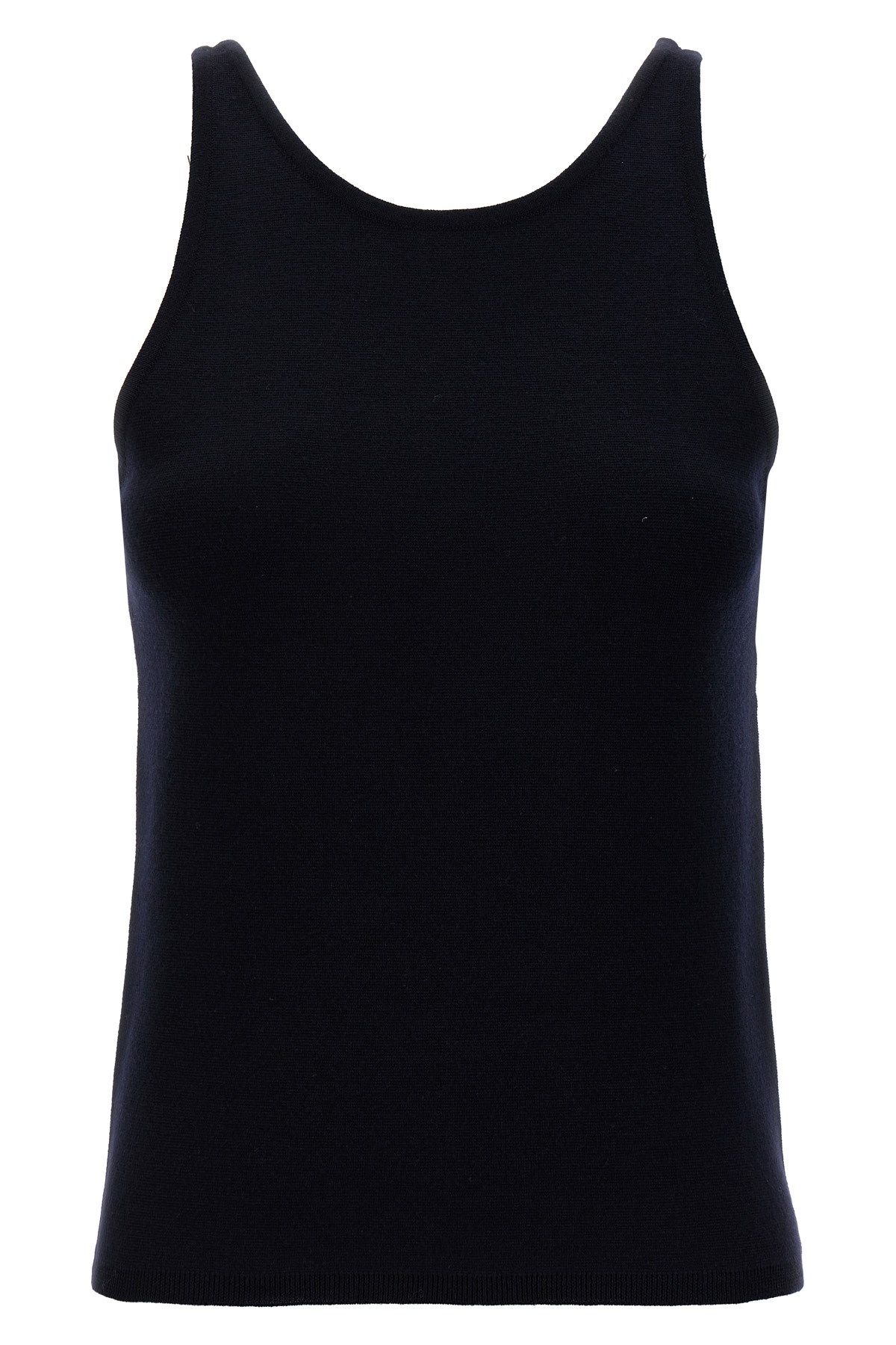 Max Mara Sleeveless Halter-neck Tank Top With Ribbed Collar