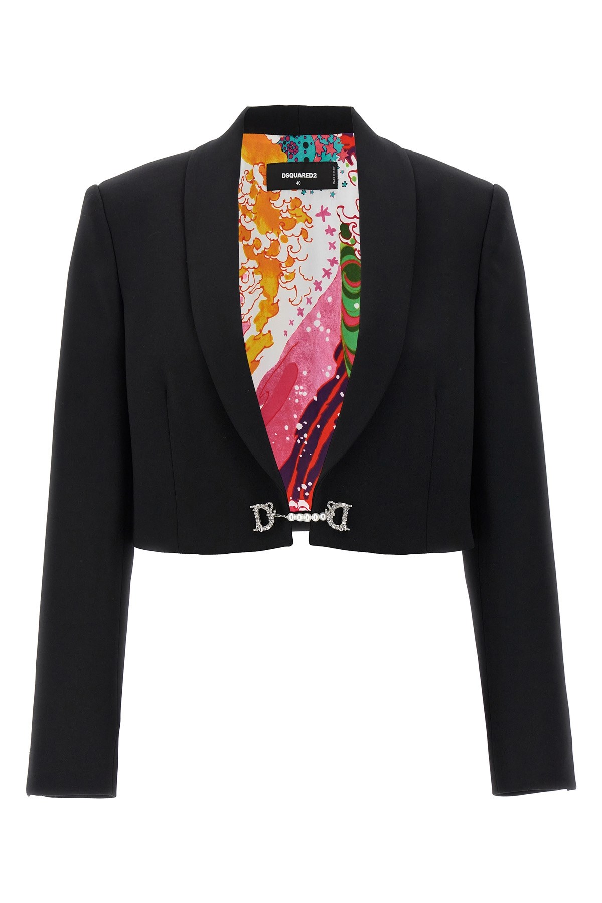 Dsquared2 Black Black Black Black Black Black Black Black Black Black Black Black Black D2 Jewel Short Jacke