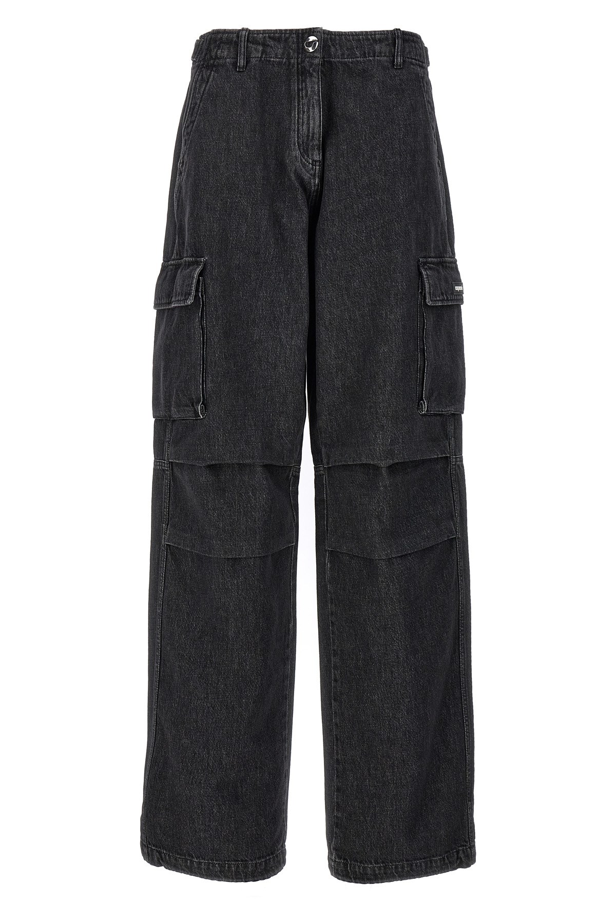 'Denim Wide Leg Cargo' Jeans