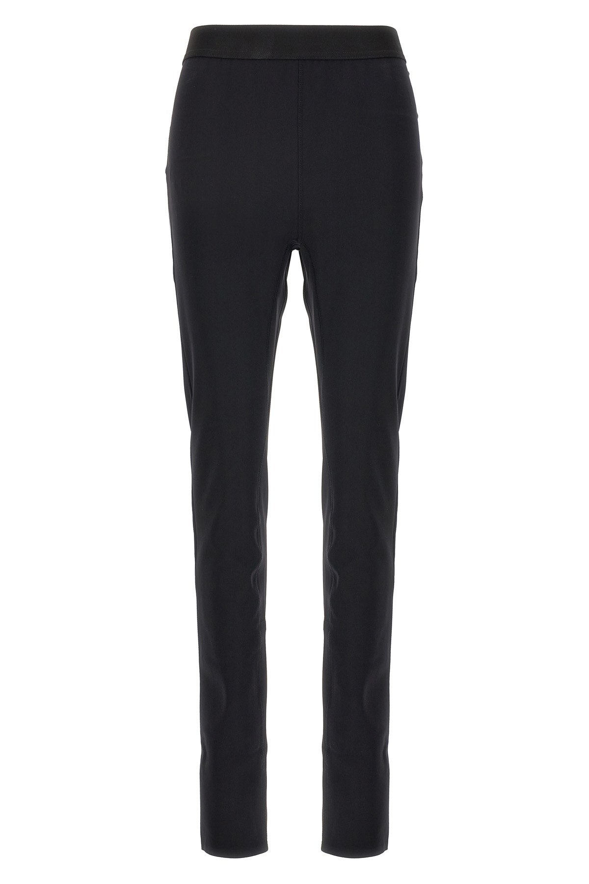 Wardrobe Nyc Bonded Back Zip Leggings In Black