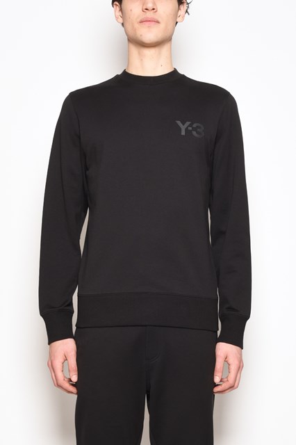 Crew-neck logo printed sweatshirt