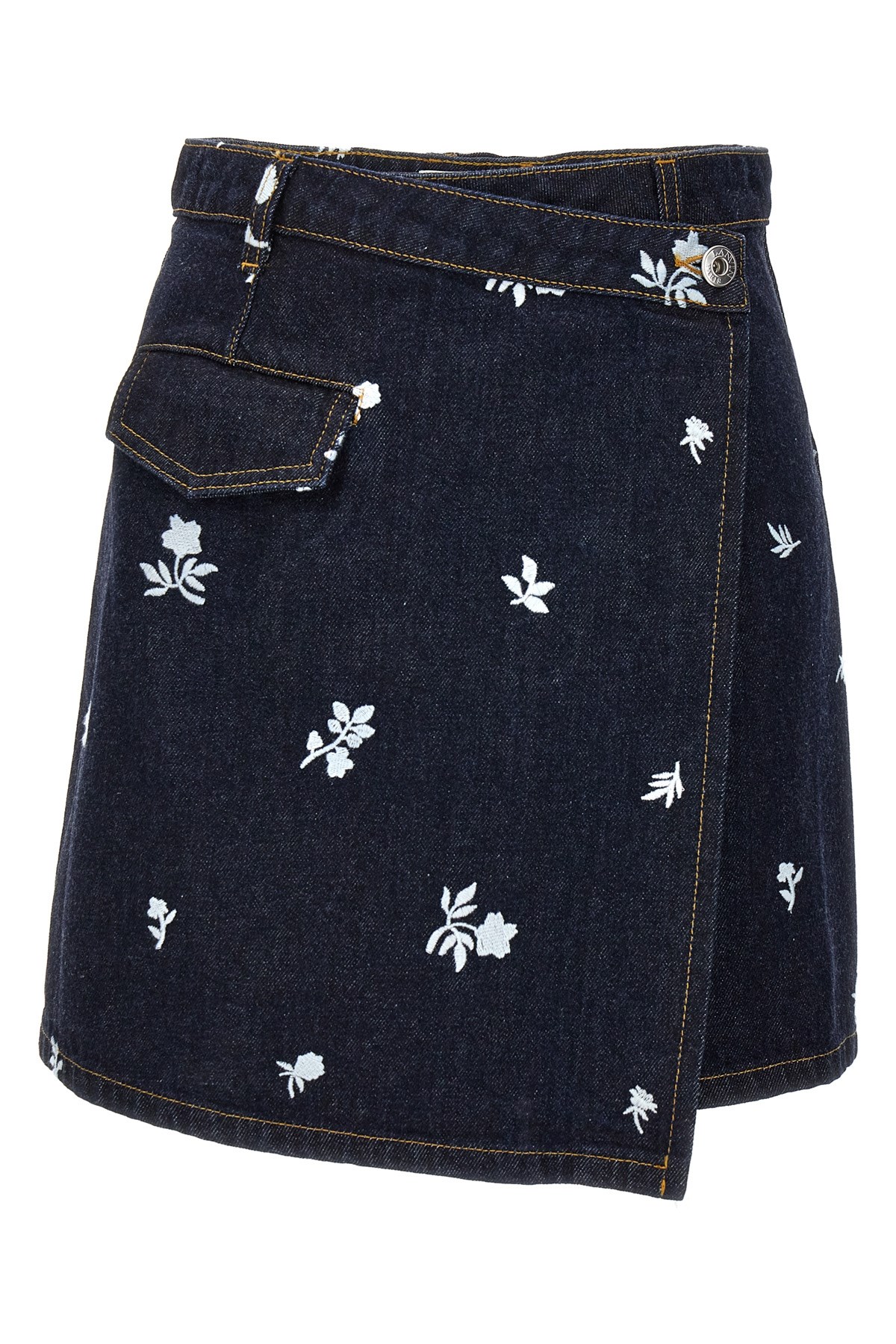 All-Over Embroidery Skirt - Size 34 FR