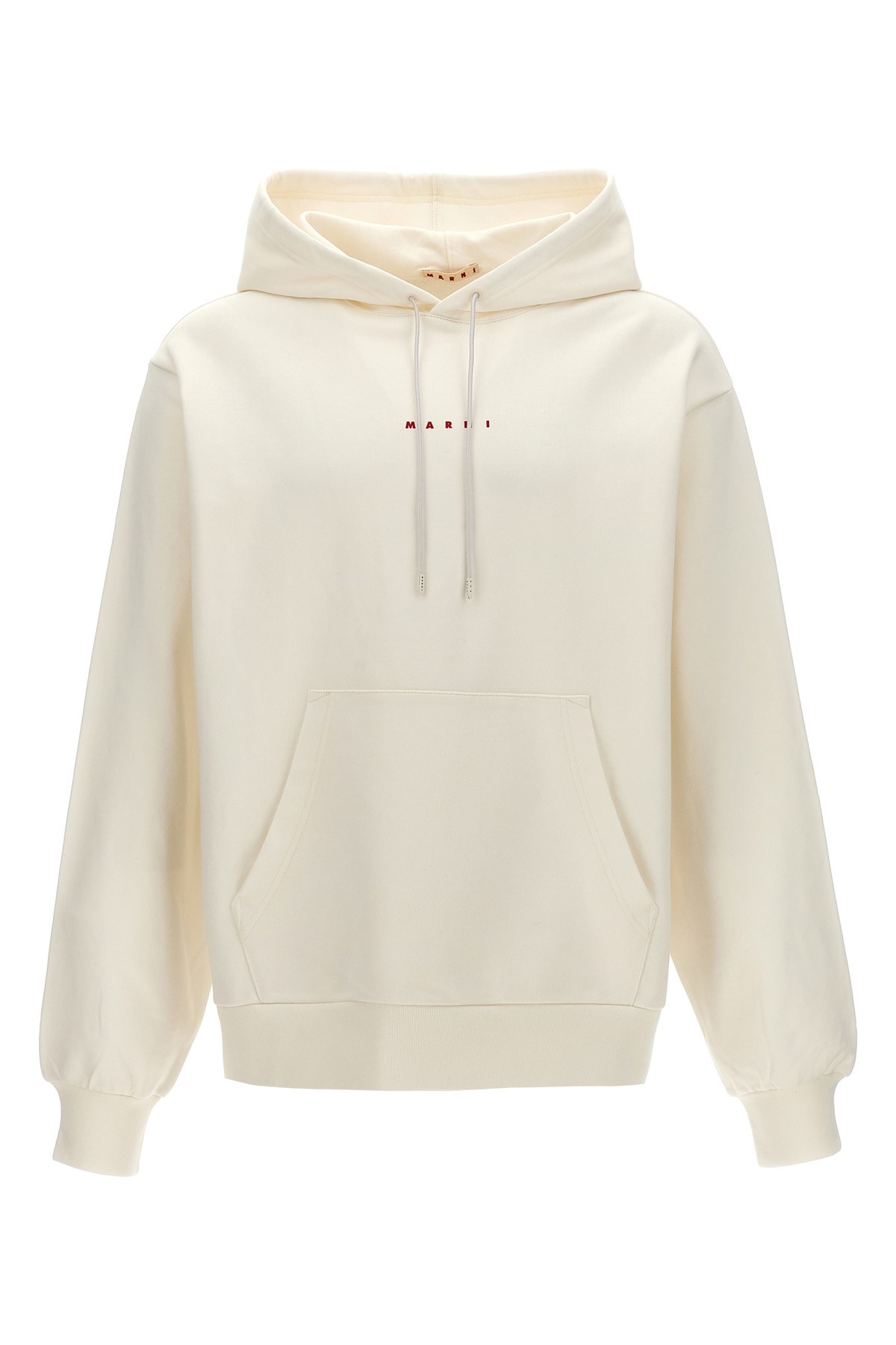Marni Blue Hoodie With Logo On Chest For Men In Neutral