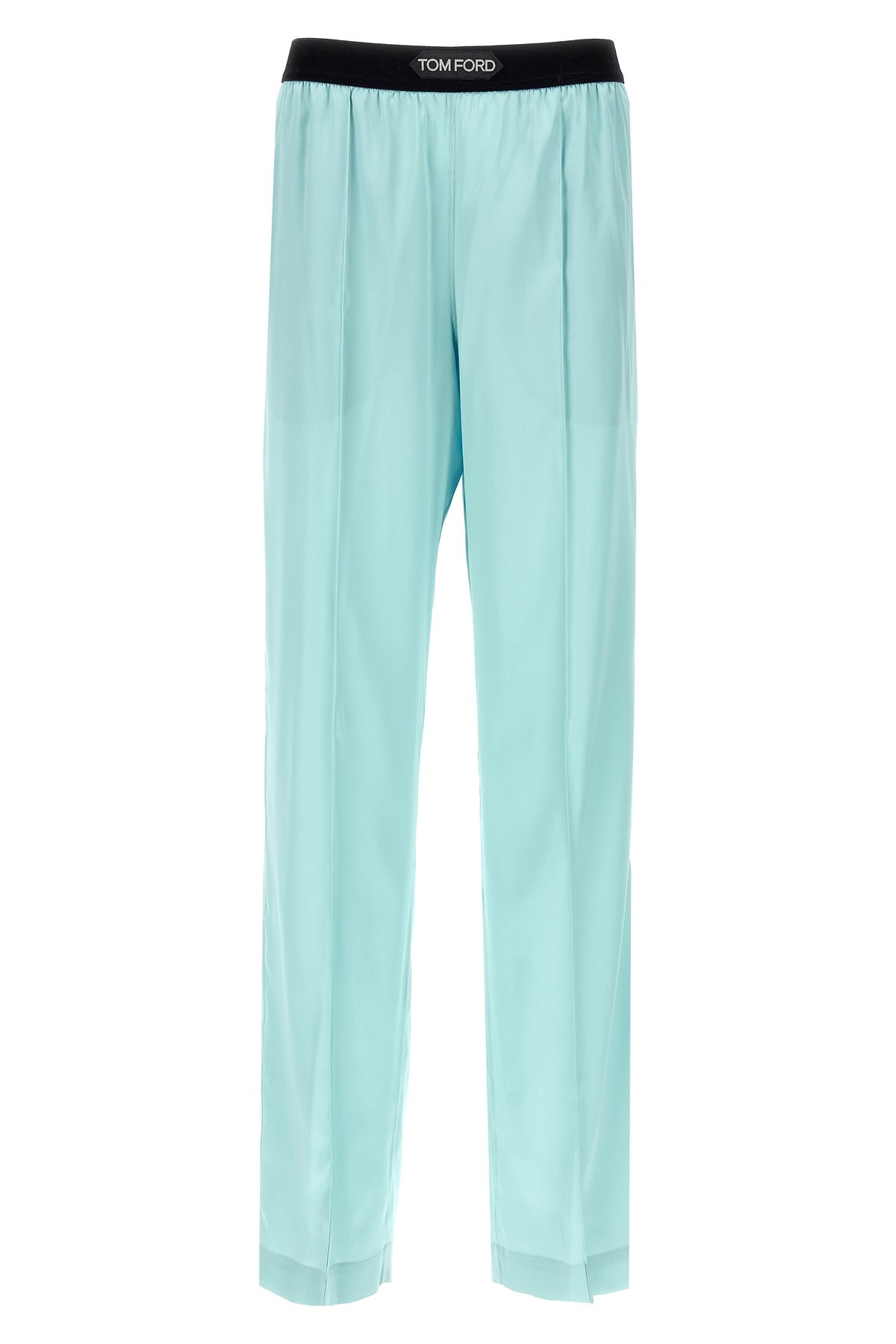 Tom Ford Elastic Waist Pleated Trousers Pockets In Gray