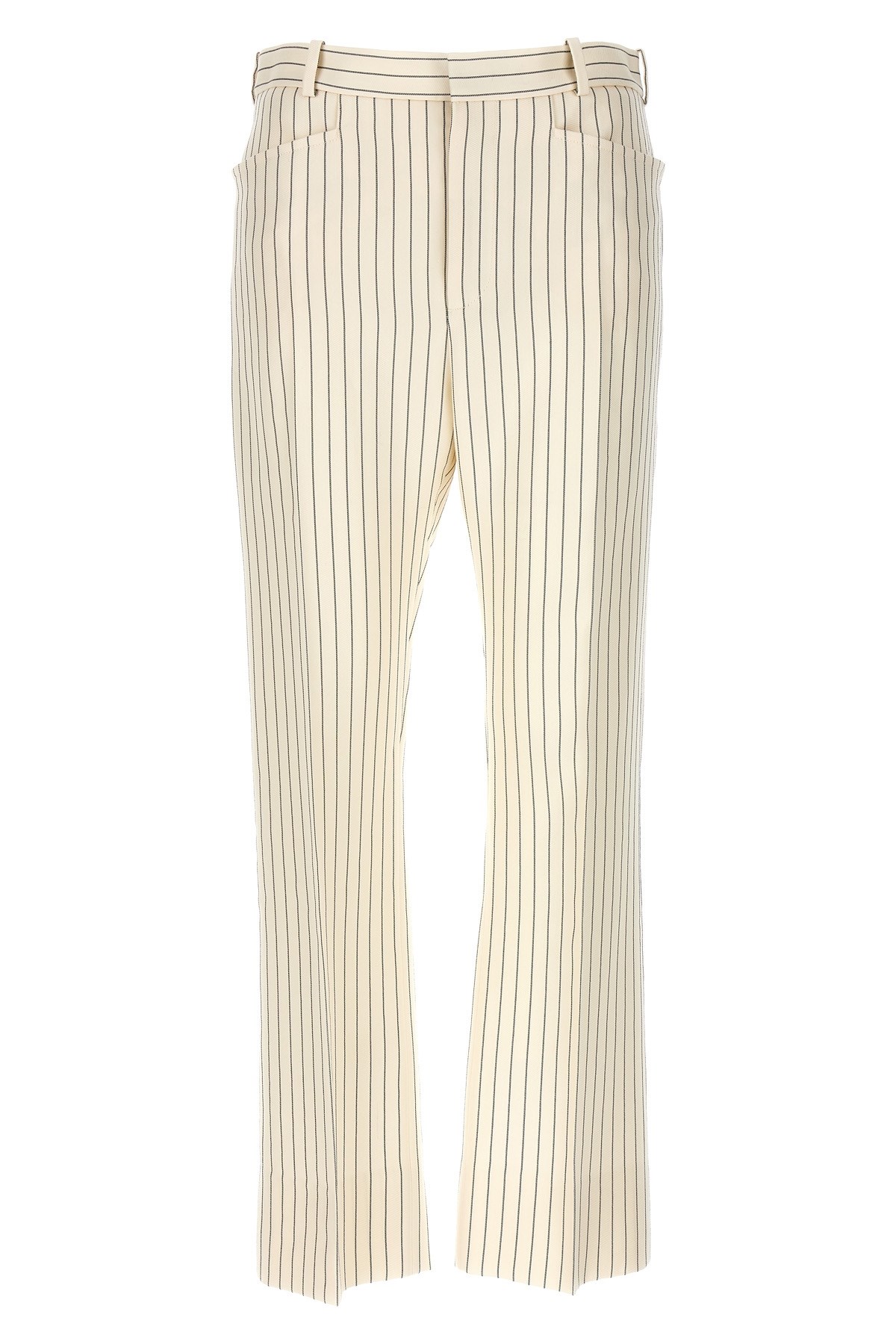 Tom Ford Pinstripe Pants In Neutral