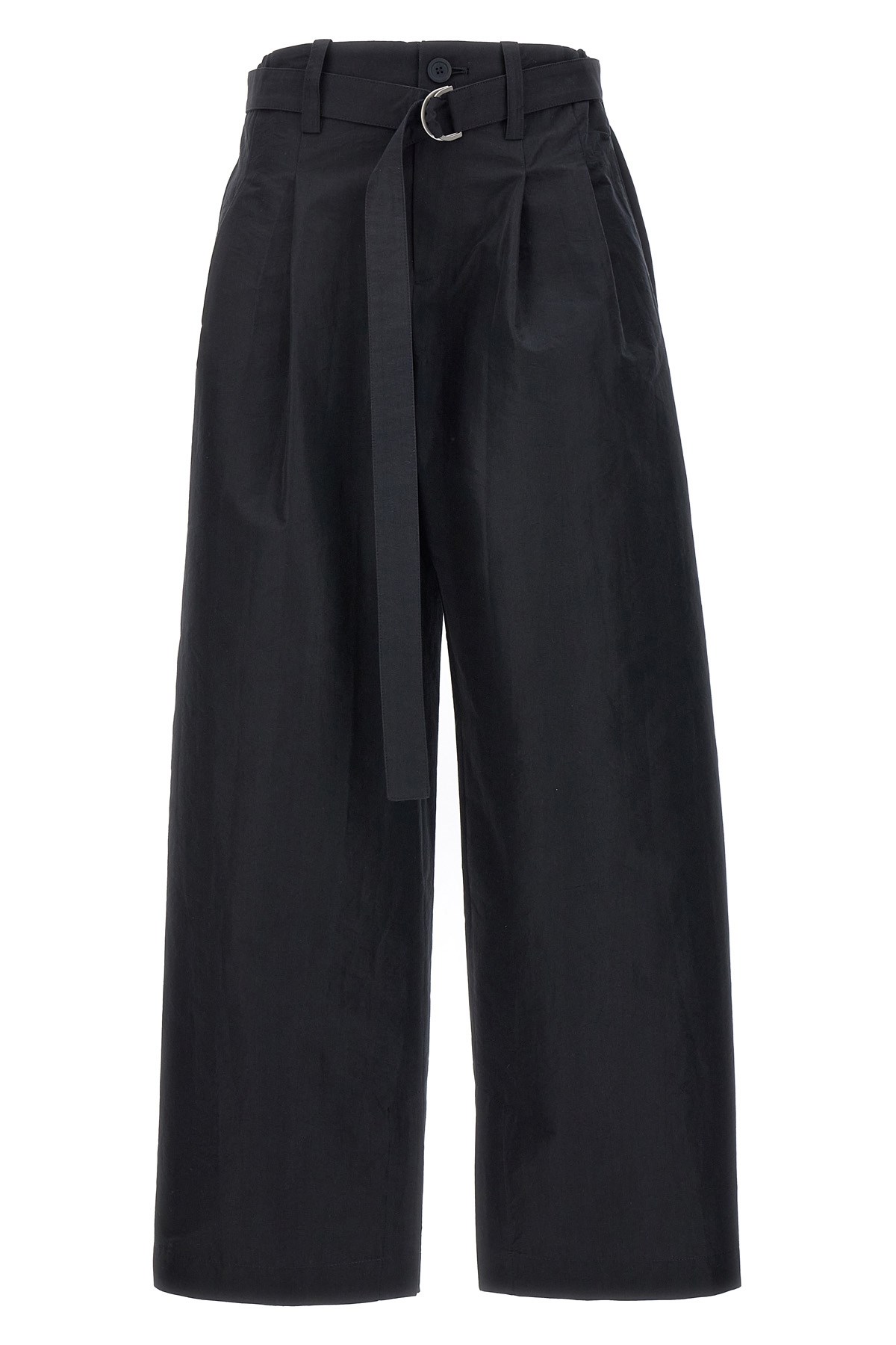 パンツ ISSEY MIYAKE 'Enfold' trousers Black Issey Miyake Enfold High-waist Wide-leg Trousers In Black