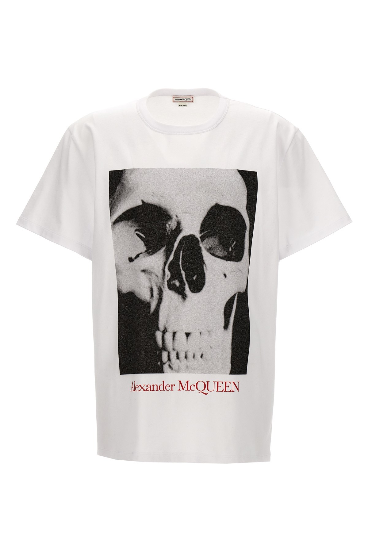 Alexander Mcqueen Mcqueen Printed T-shirt In White