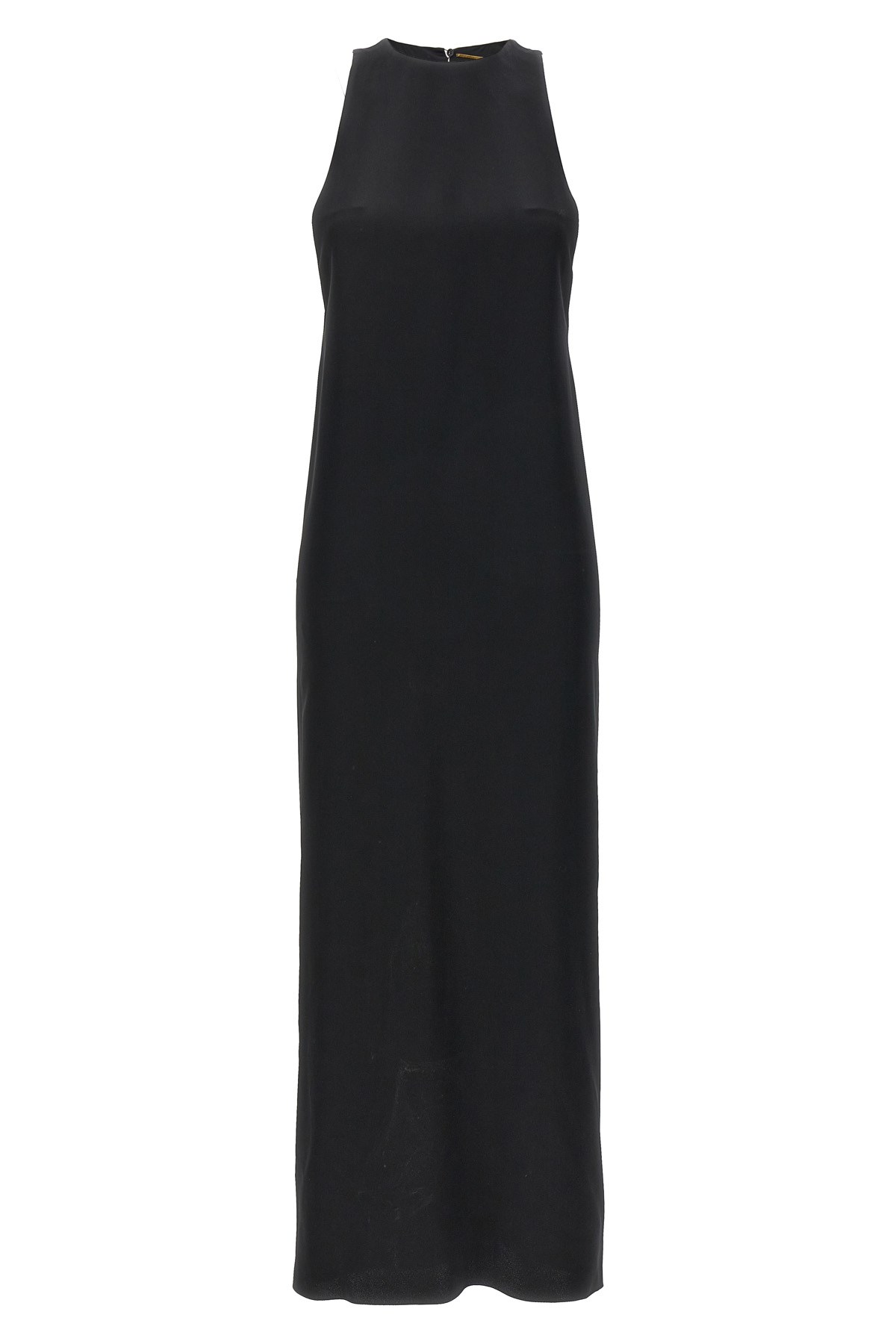 Saint Laurent Crepe Satin Maxi Dress