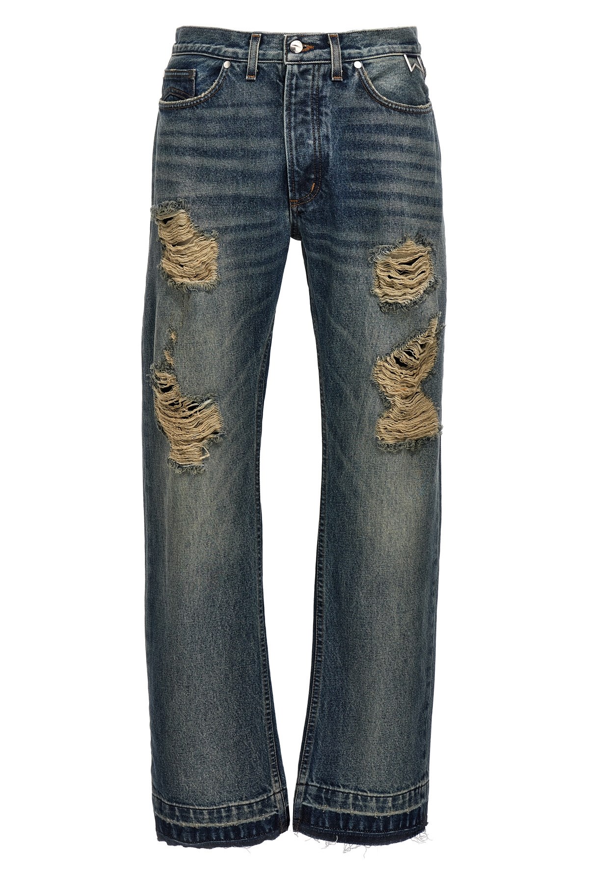 Rhude Beach Bum Loose-fit Jeans In Blue