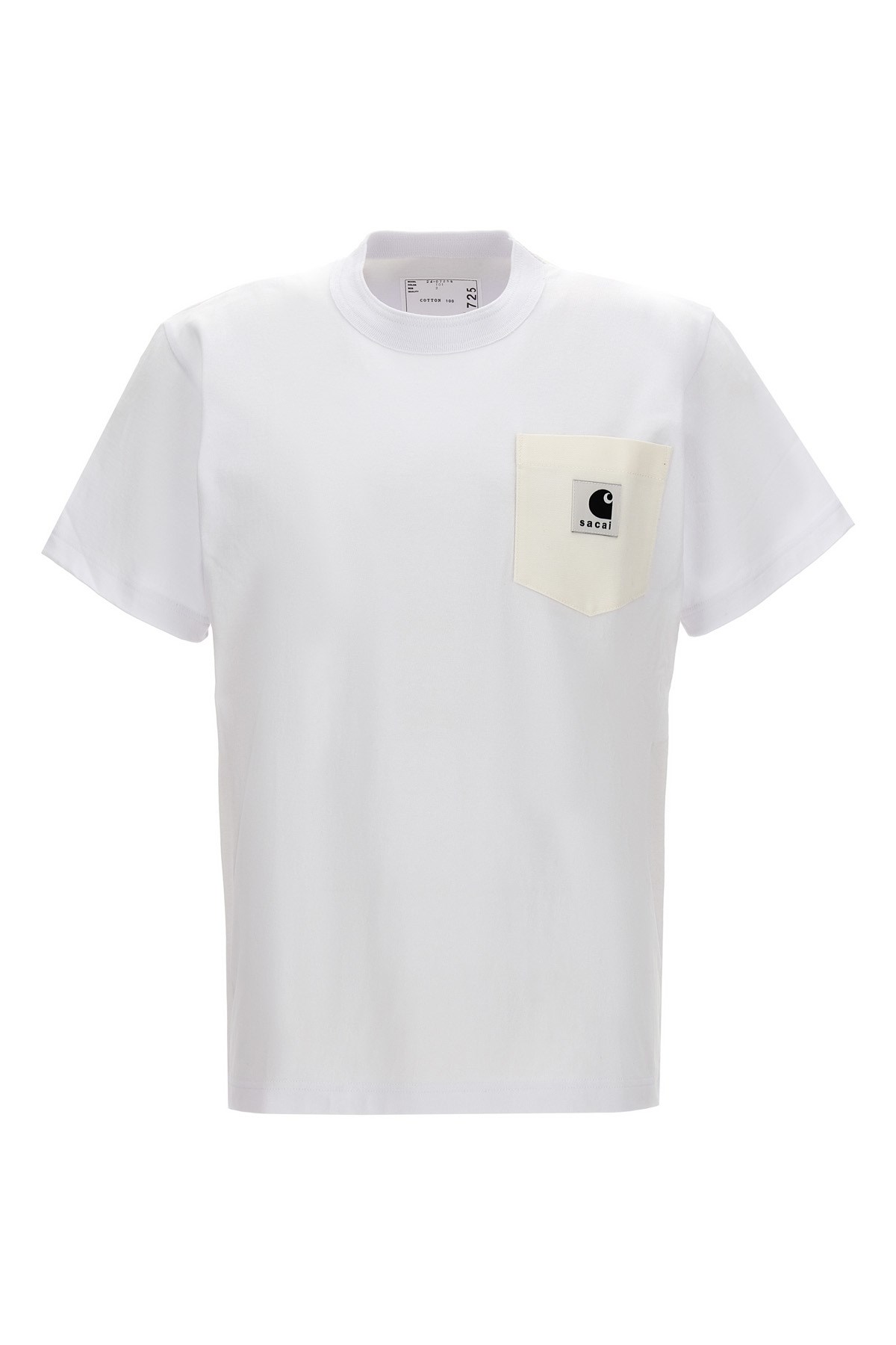 Shop Sacai T-shirt X Carhartt Wip