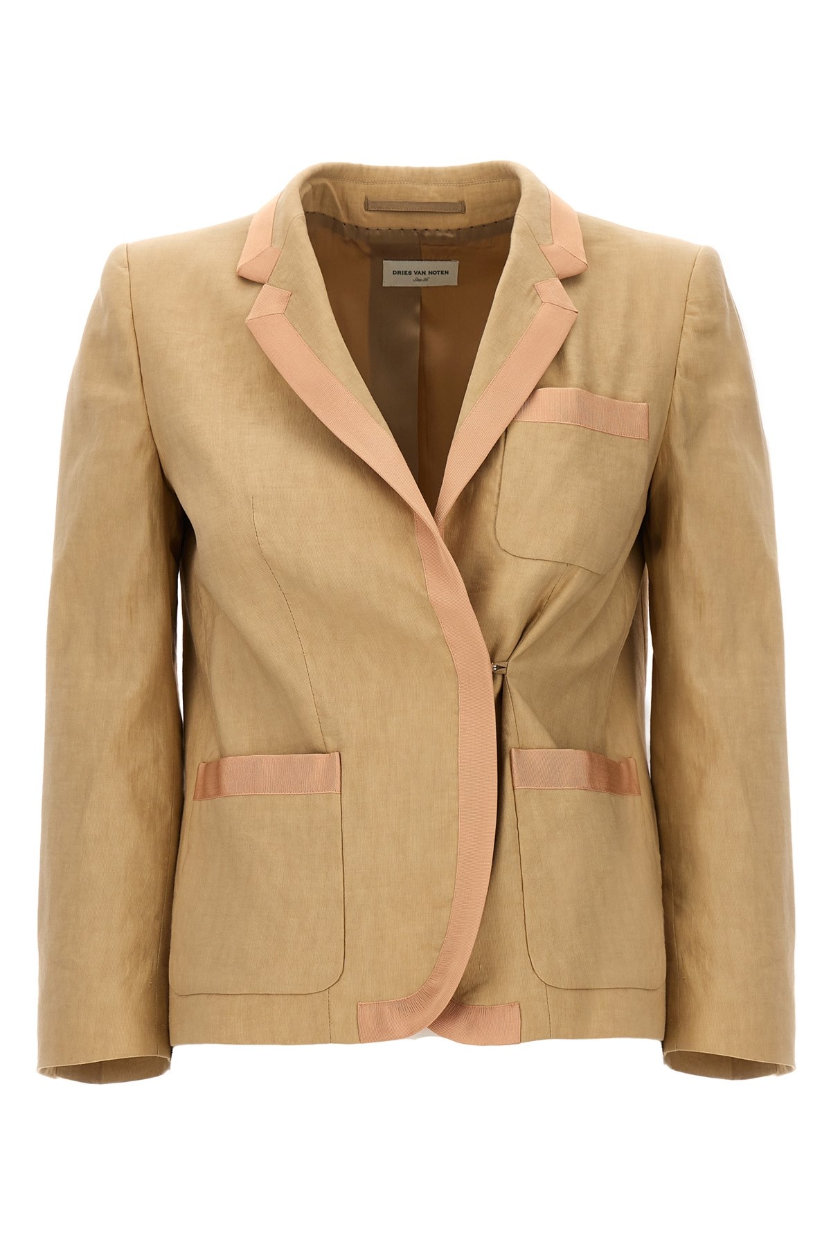 Dries Van Noten Bessie Blazer And Suits Beige