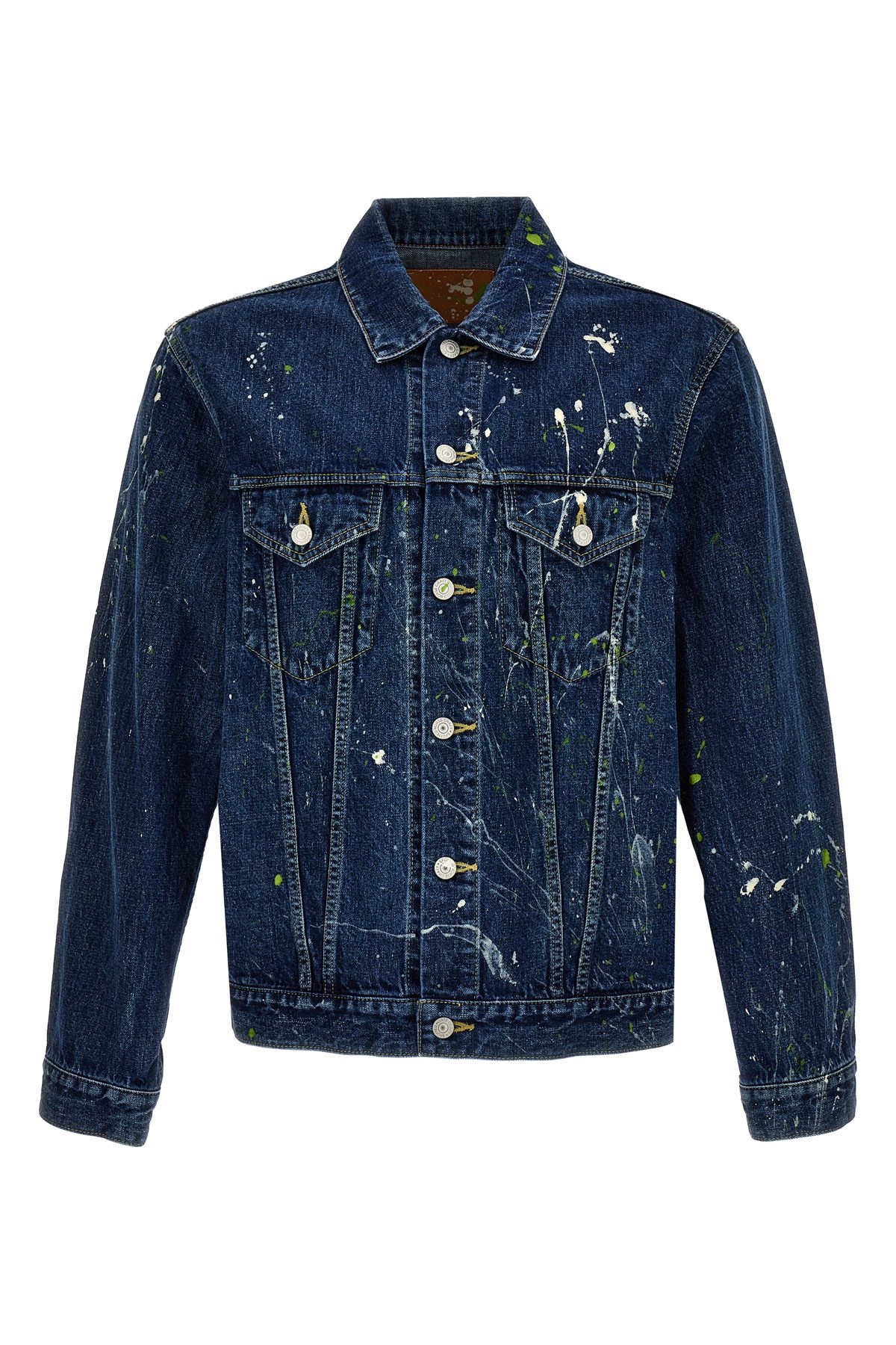 Yohji Yamamoto Patent Stain Jacket Casual Jackets And Parka Blue