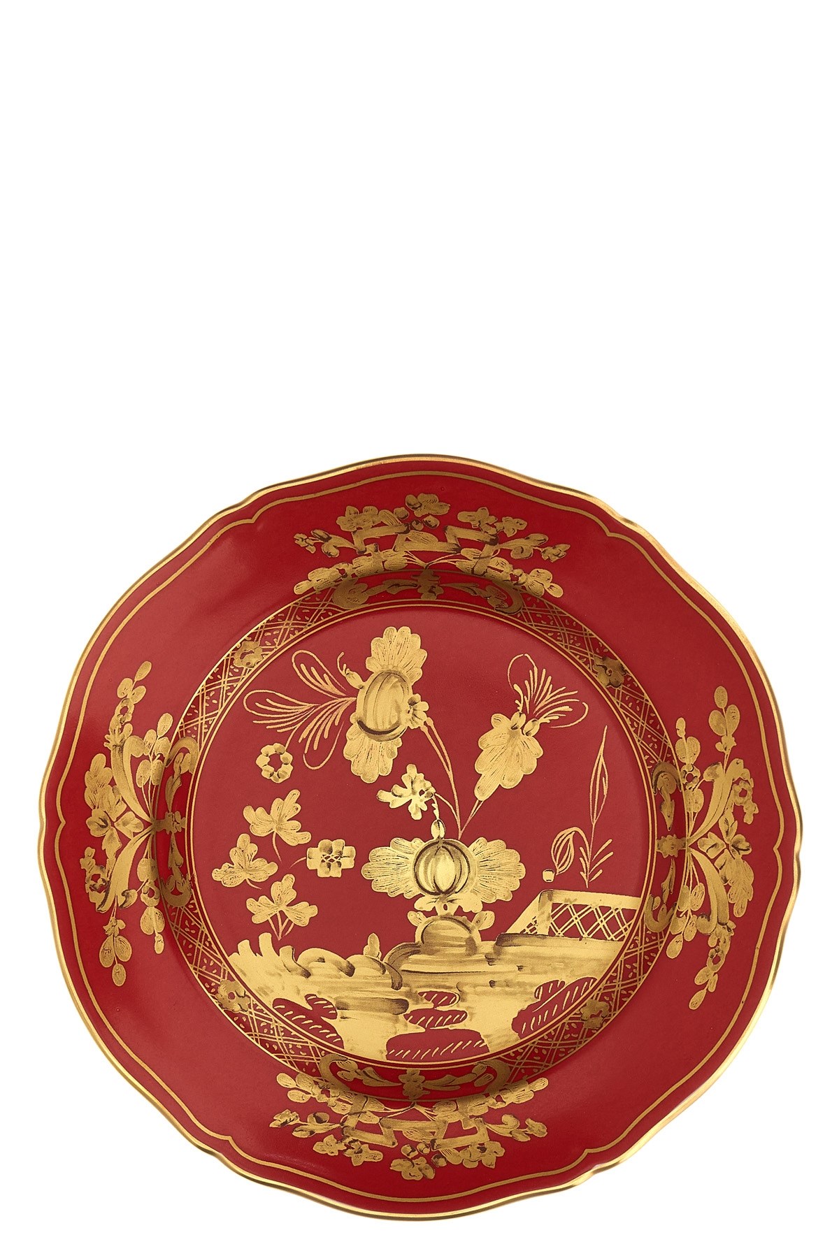 Ginori 1735 'oriente Italiano' Dessert Plate In Red