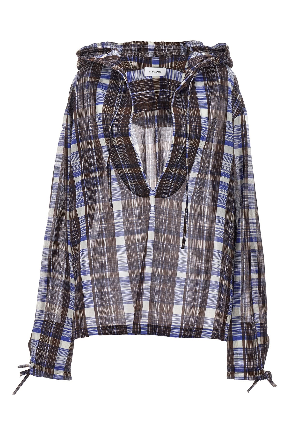 Ferragamo Men Check Blouse