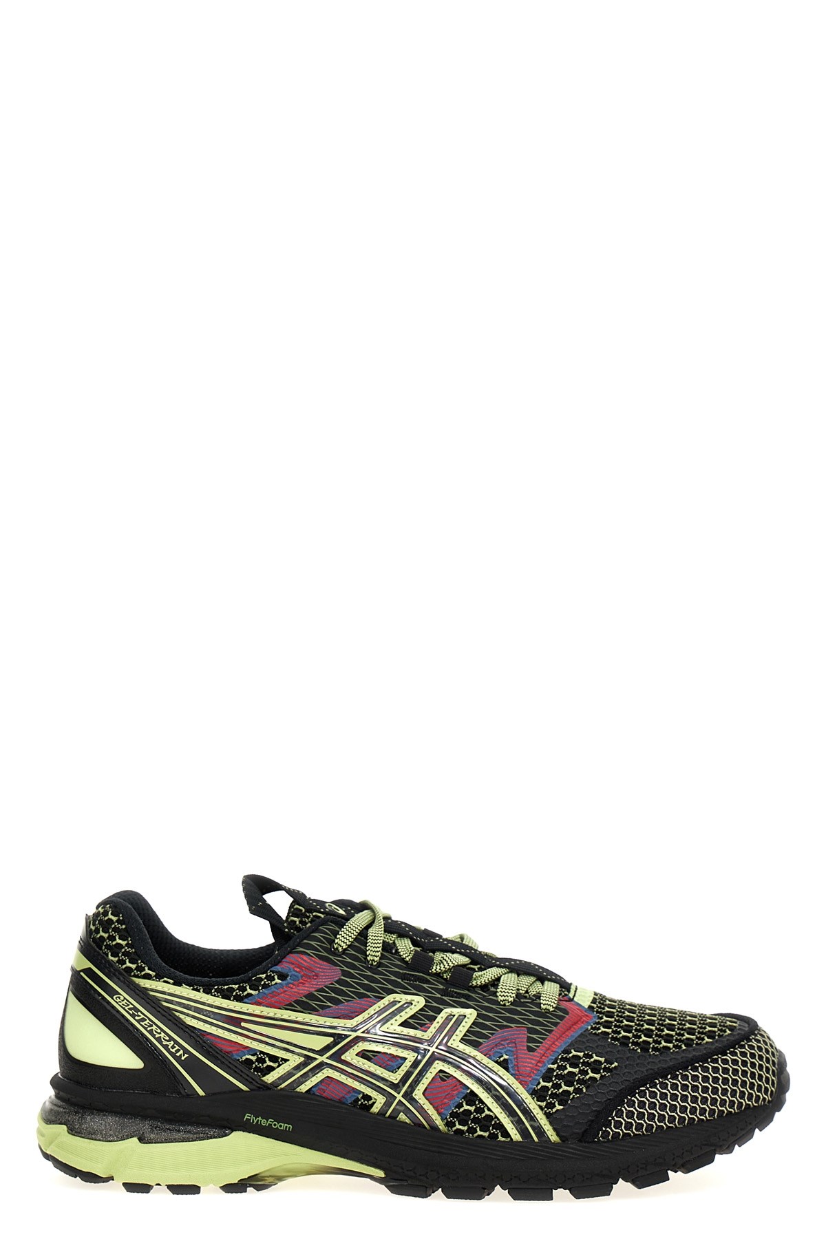 Asics Mesh Us4-s Gel-terrain Kiko Curat Low-top Sneakers With Rubb