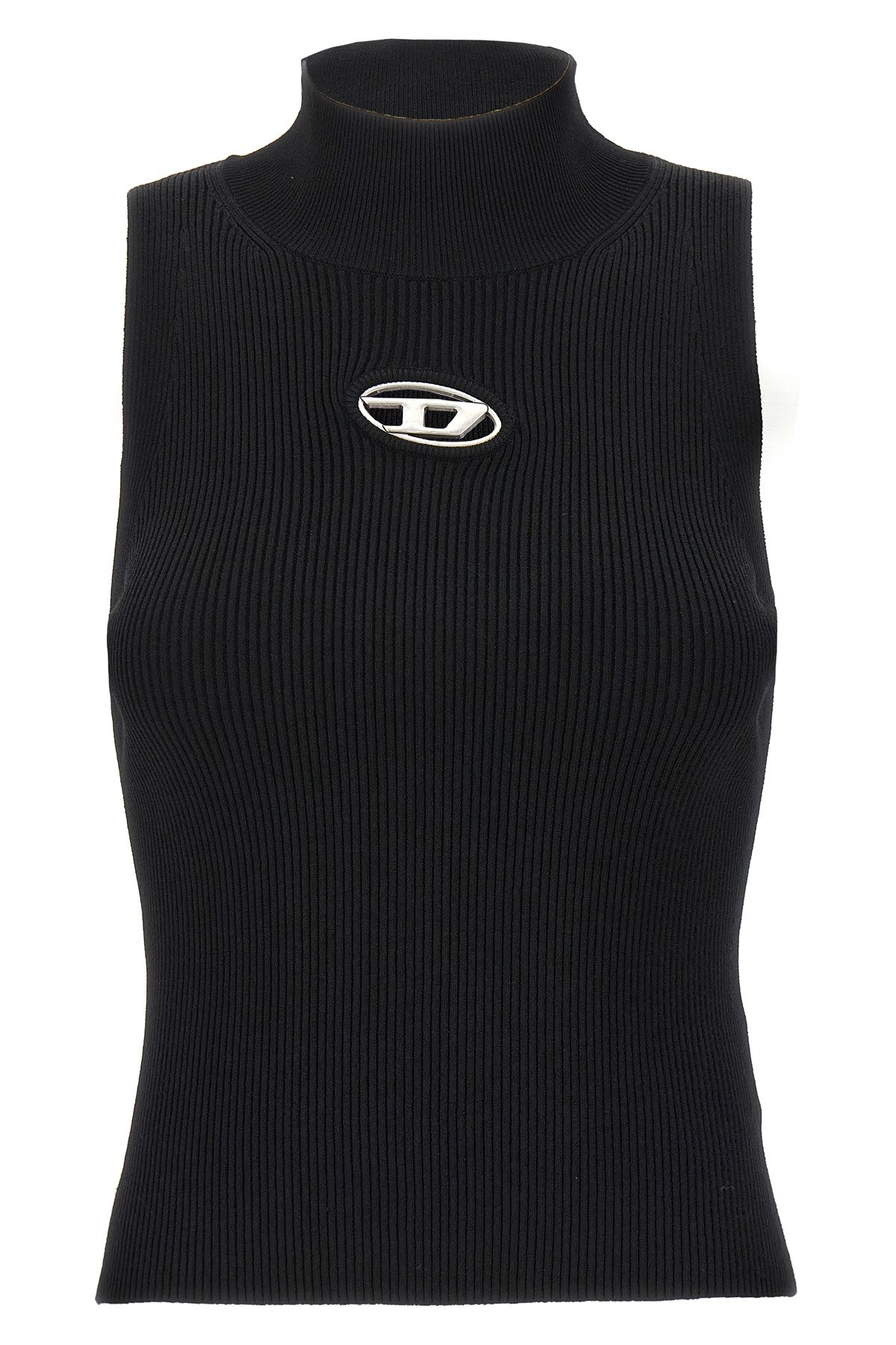 Diesel M-onervax Ribbed-knit Tank Top