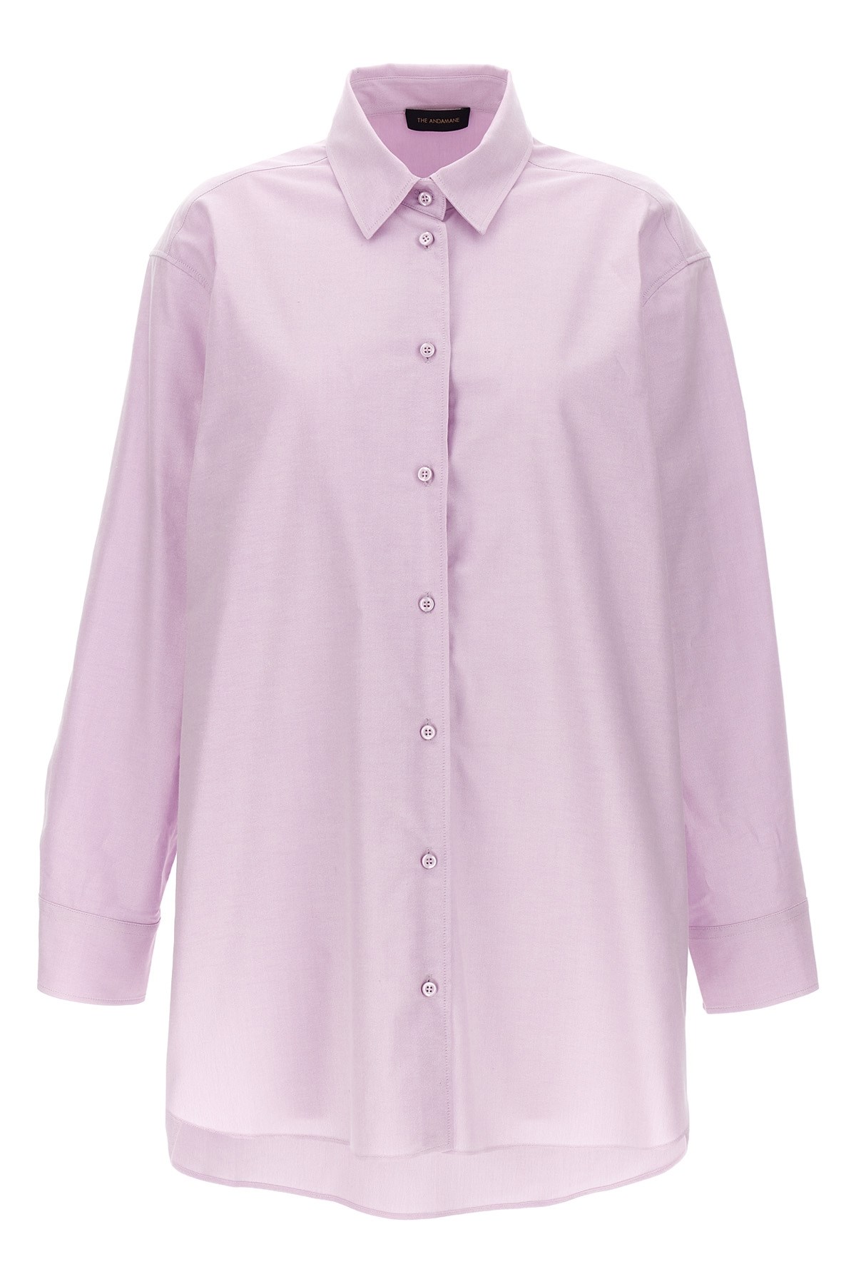 The Andamane Shirt With Long Sleeves And Curved Hem