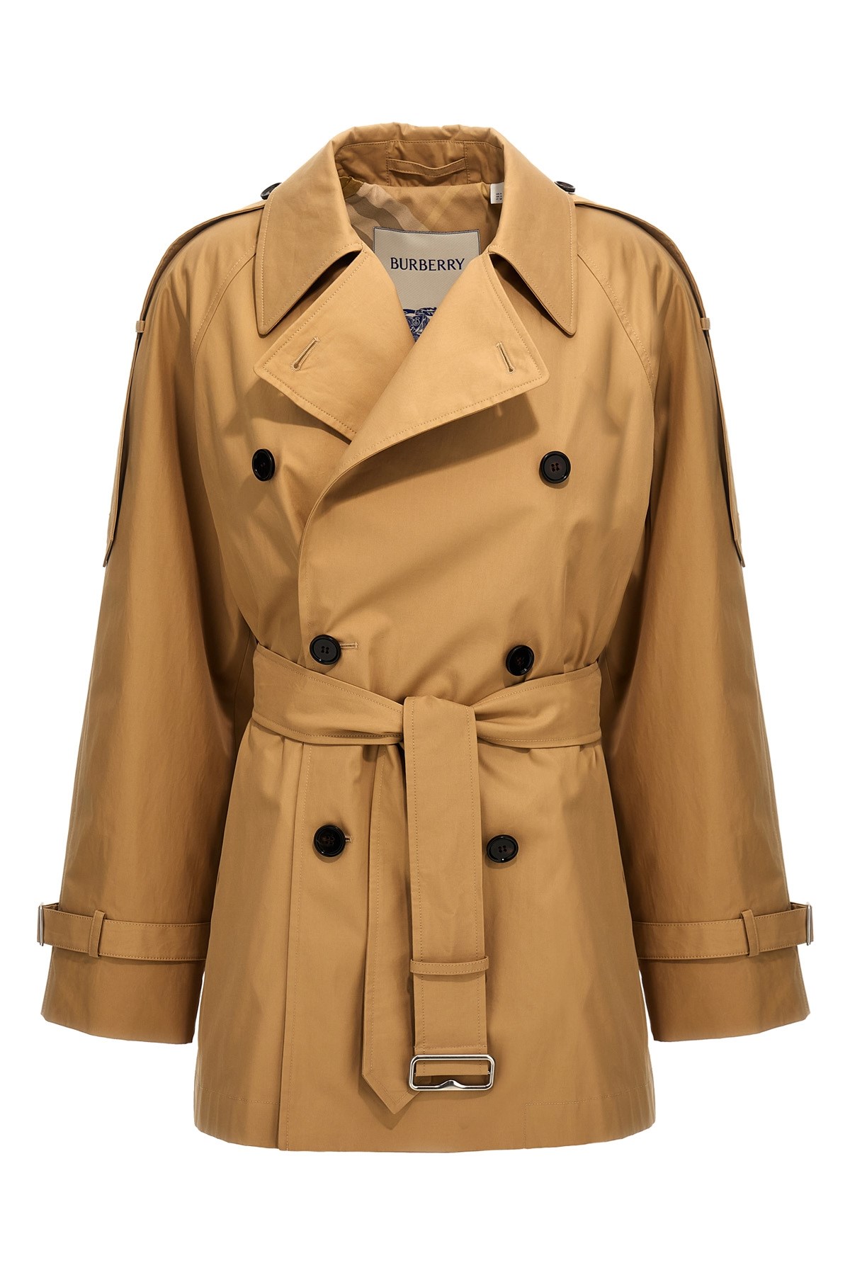 Burberry Double-breasted Short Trench Coat