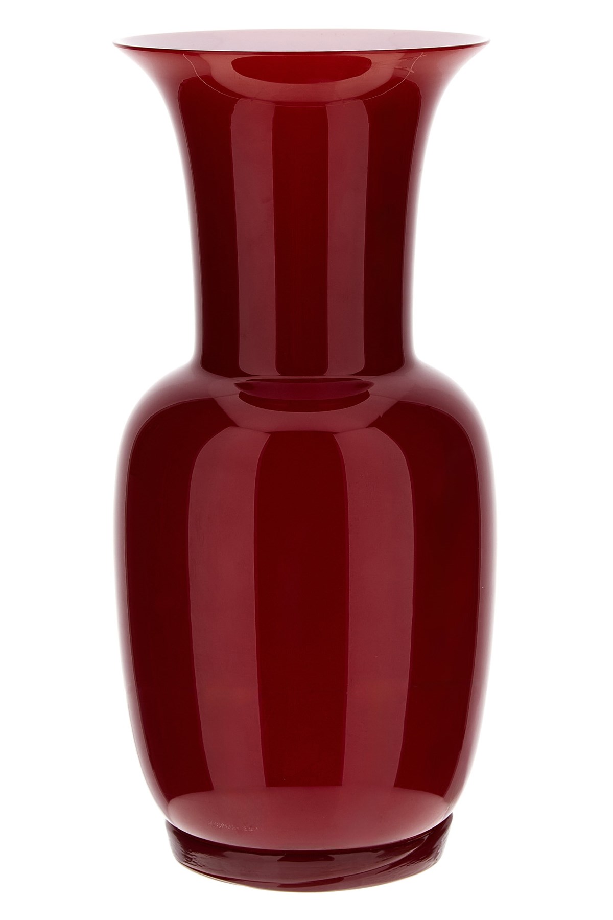 Venini 'opalino' Vase In Gold