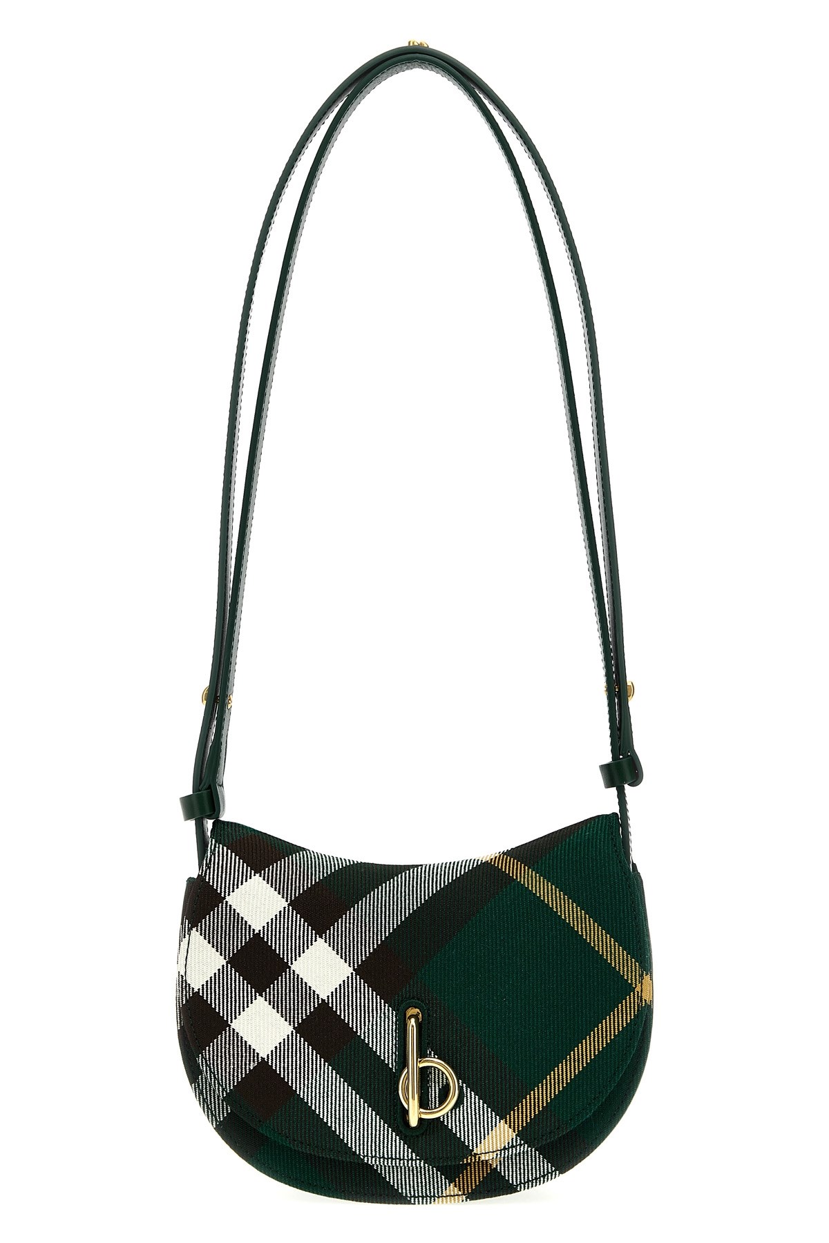 Burberry Mini Rocking Horse Checked Crossbody Bag