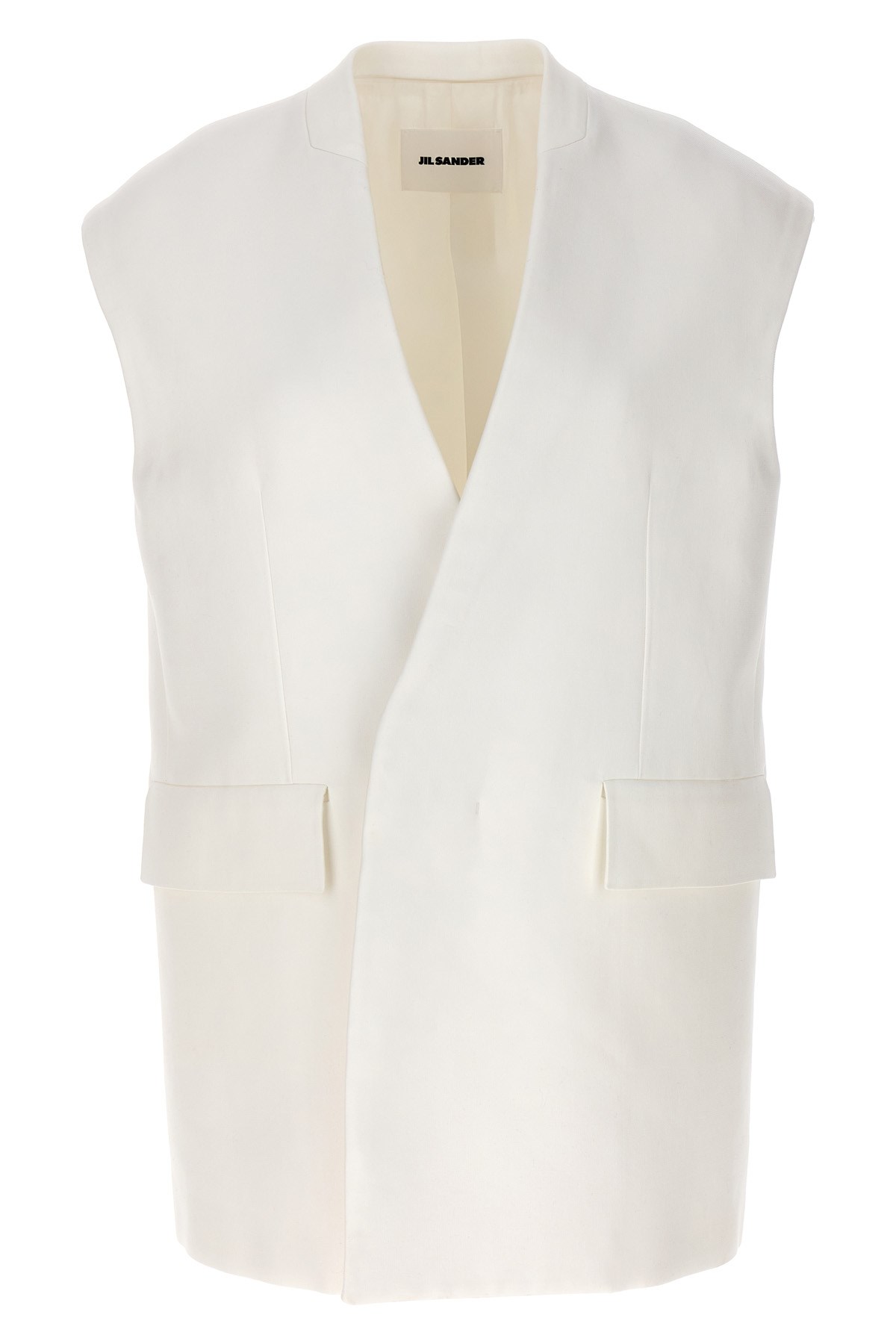 Jil sander Belt wool vest available on julian-fashion.com