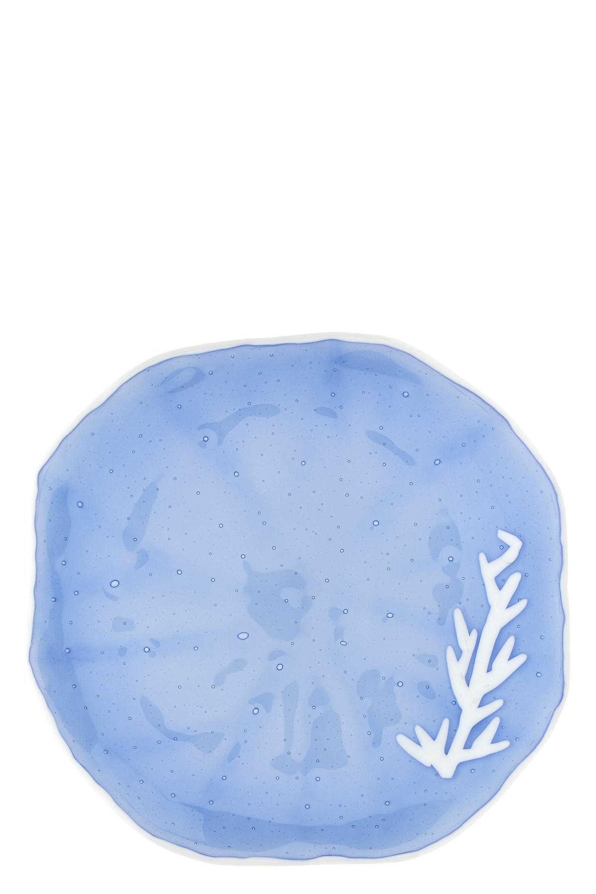 Vetrofuso Glass Plate Design ⌀ 28 Cm In Blue