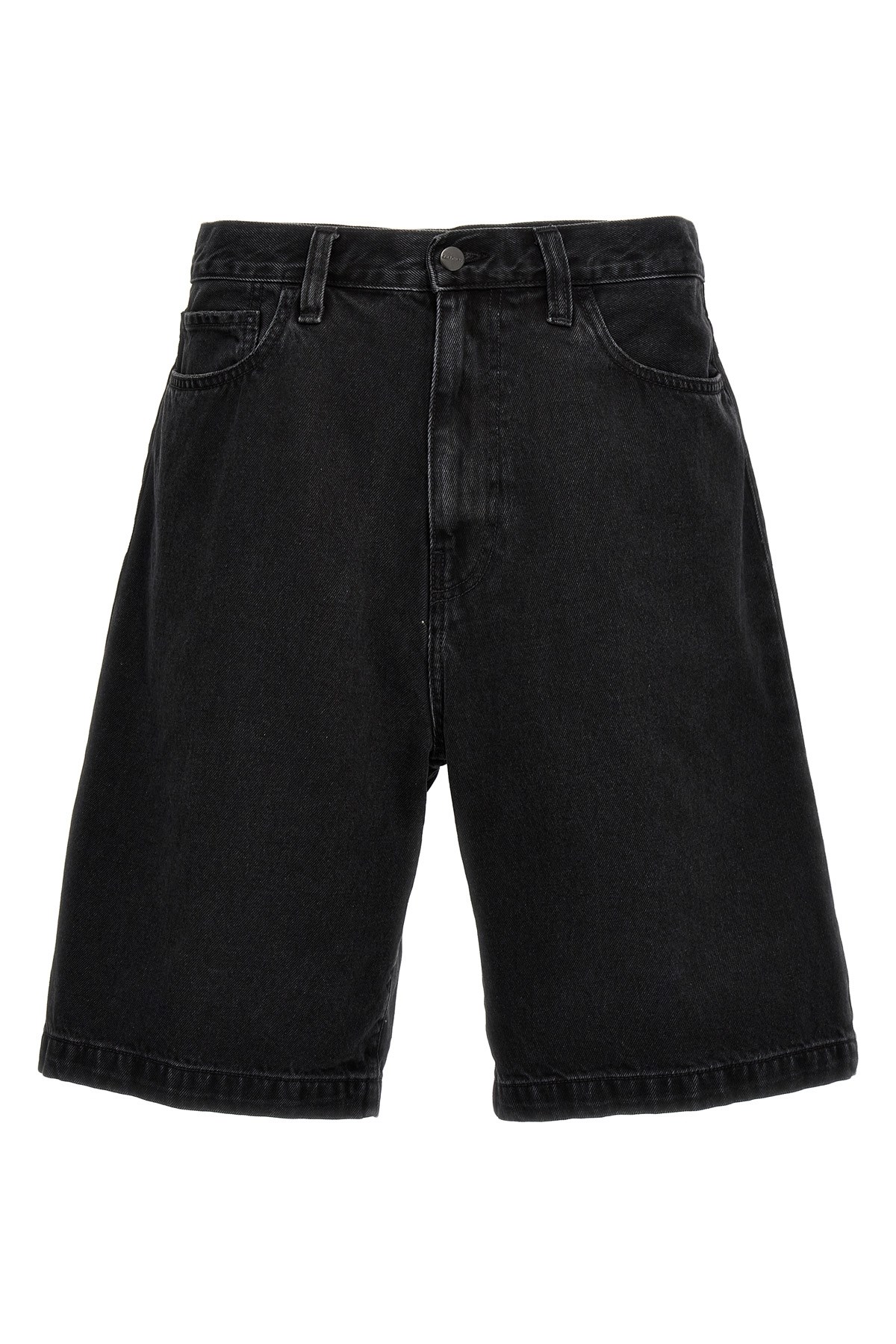 Carhartt Mens Black Landon Five-pockets Denim Shorts In Black