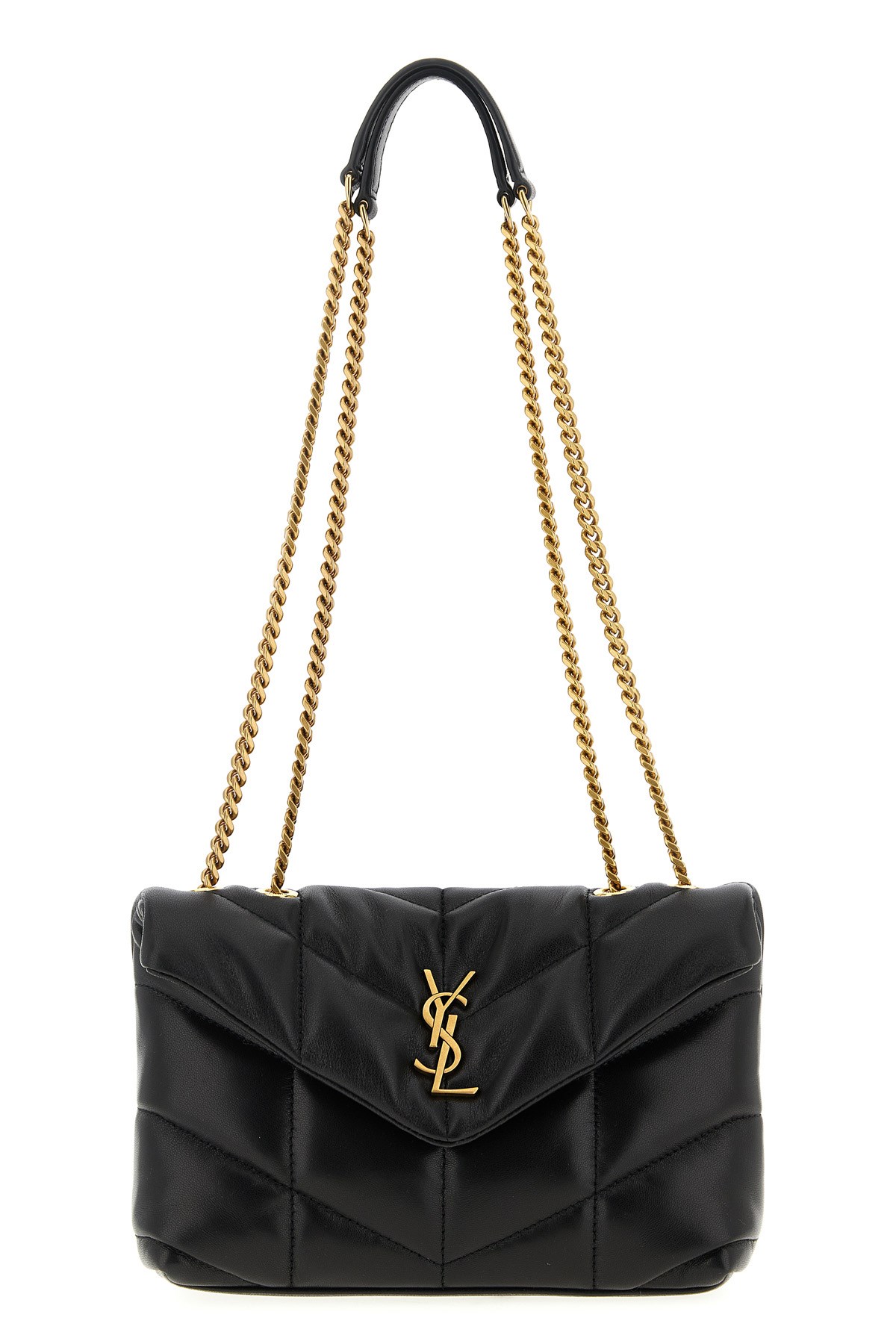 Saint Laurent 'puffer Toy' Shoulder Bag In Black