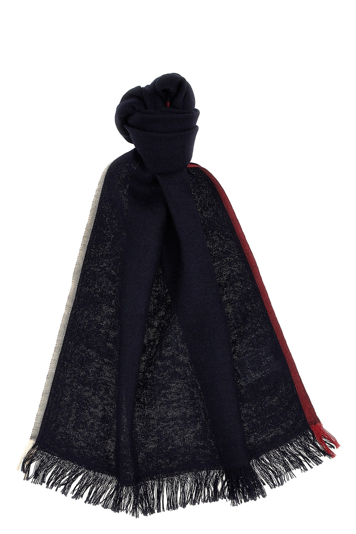 BRUNELLO CUCINELLI BRUNELLO CUCINELLI Schal Mit Kontrastfarbenen Rändern　コントラストのあるエッジのBRUNELLO CUCINELLI スカーフ