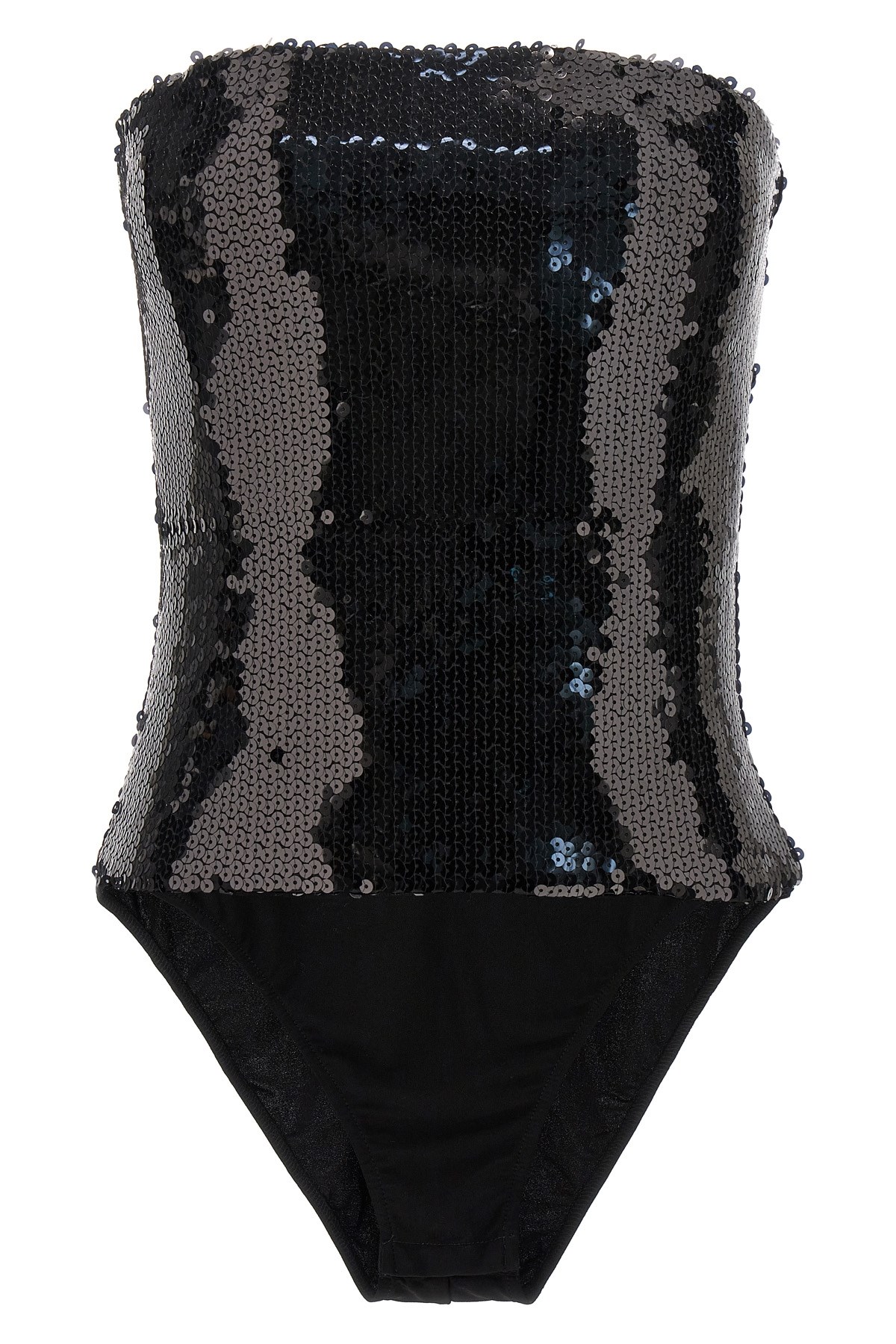 Alexandre Vauthier Sequin Embellished Strapless Stretch Bodysuit
