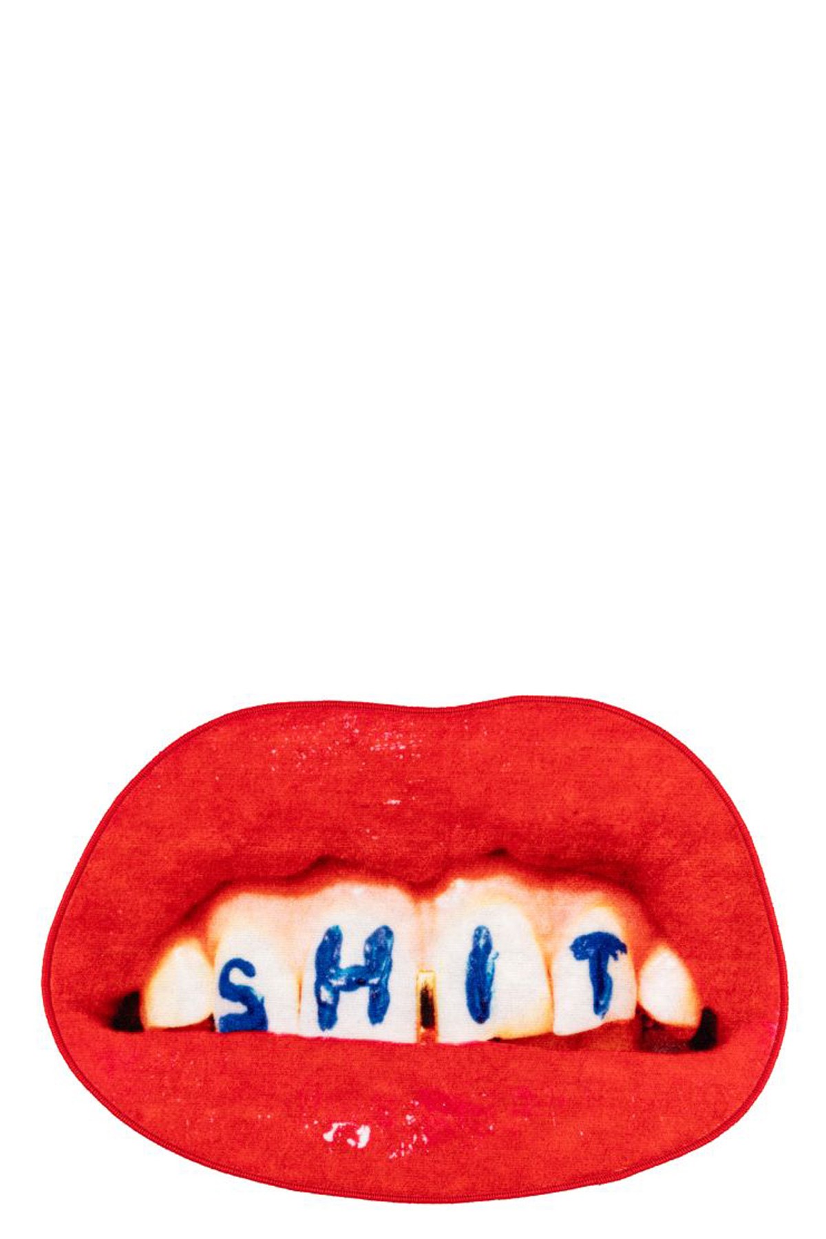 Seletti Graphic-print Mat (60x90cm) In Red