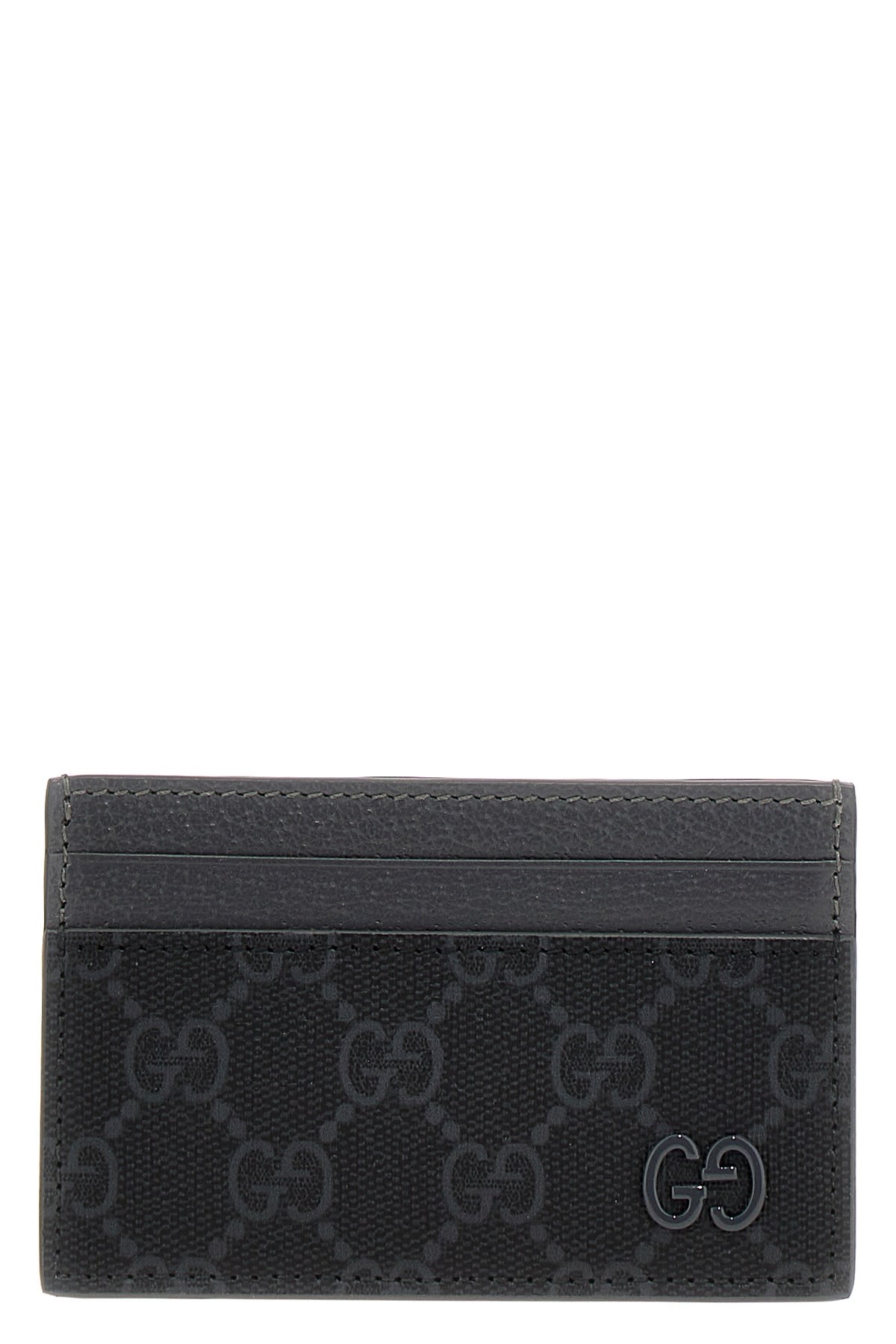Gucci Logo Card Holder In Black