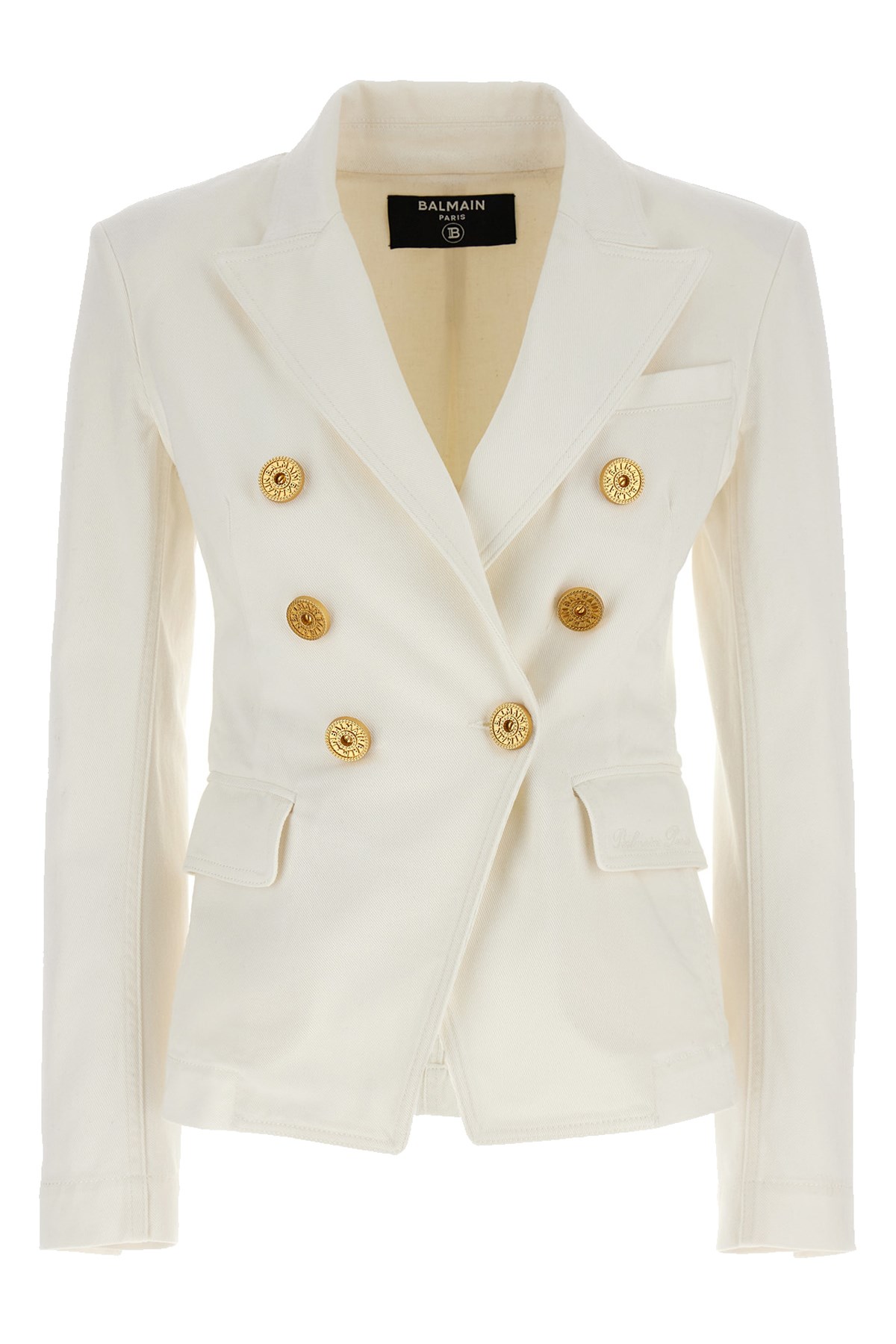 BALMAIN BALMAIN DOUBLE-BREASTED DENIM BLAZER