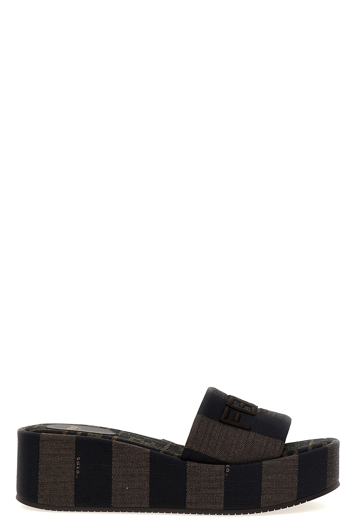 Fendi Women Sunshine Flatform Sandals In Multi