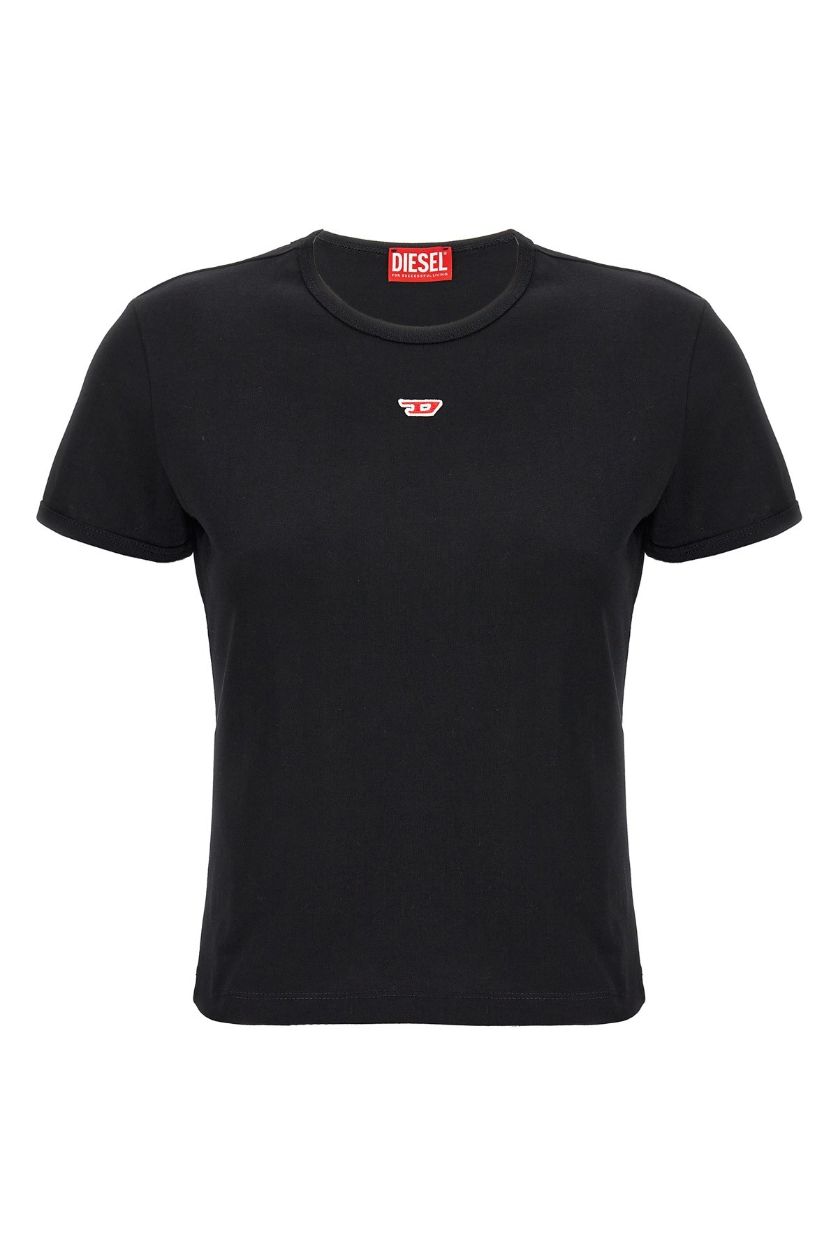 Diesel 't-uncutie-long-d' T-shirt In Black