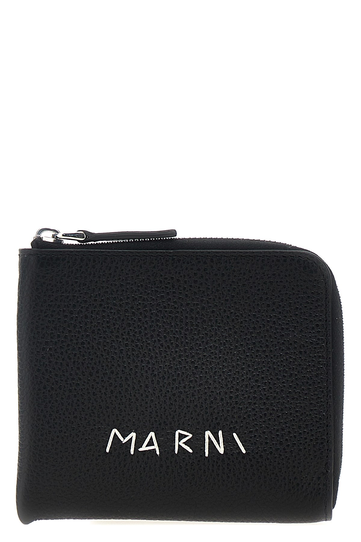 Marni Logo Wallet In Black