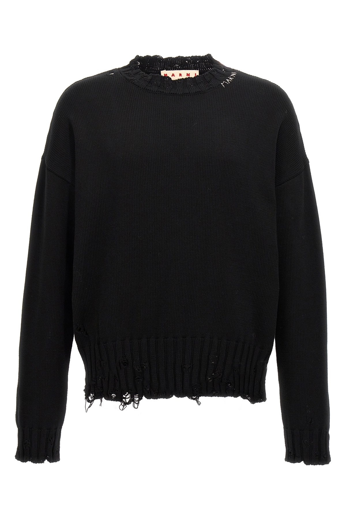 Shop Marni Destroyed Effect Sweater