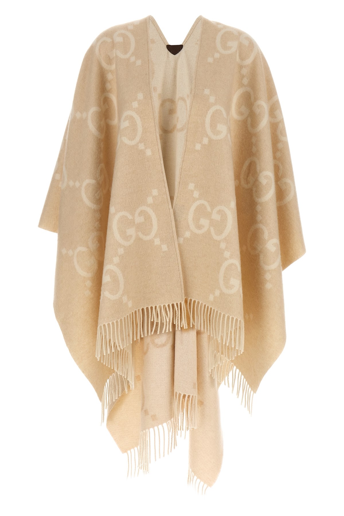 Gucci 'gg' Reversible Cape In Brown