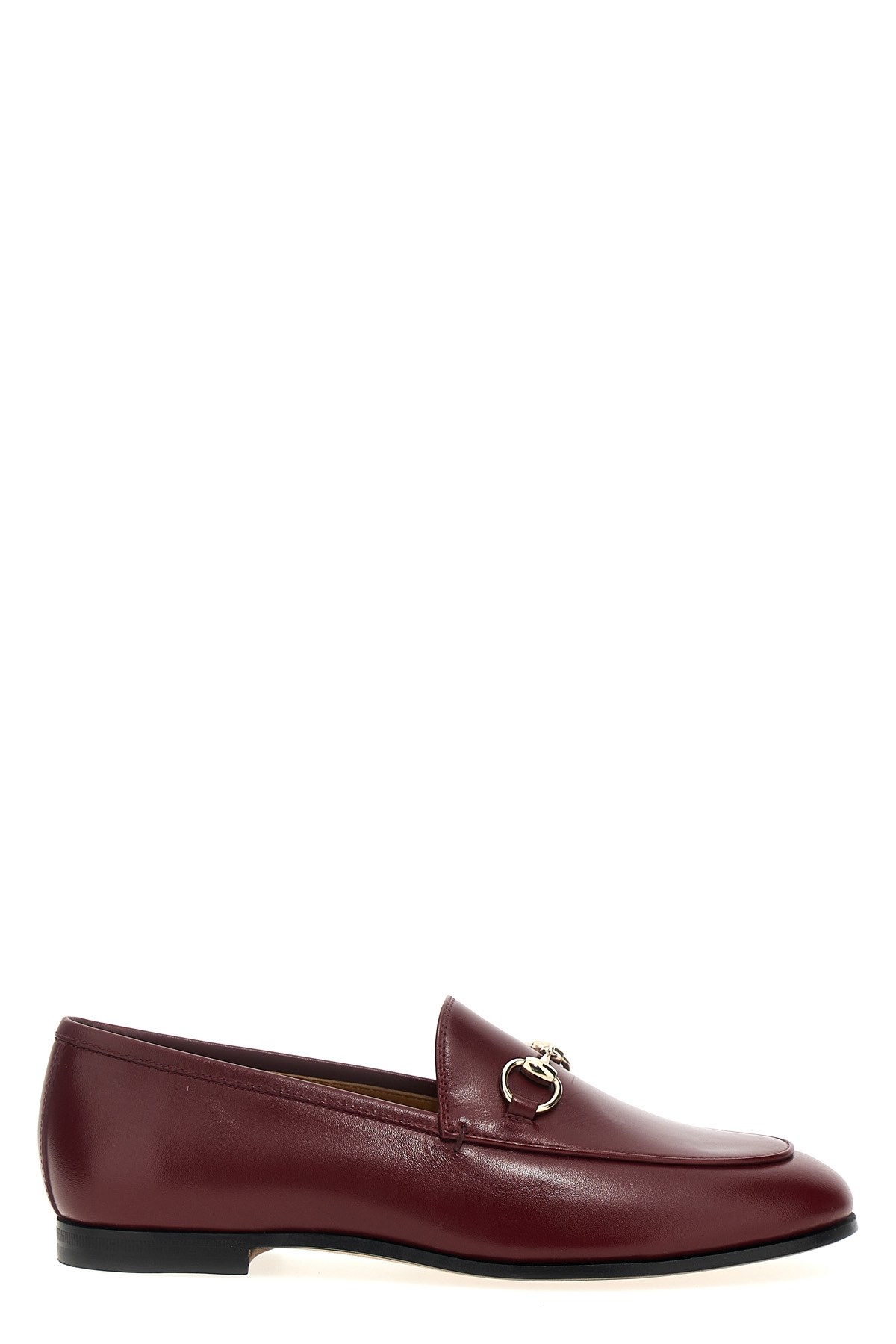Gucci 'jordaan' Loafers In Burgundy