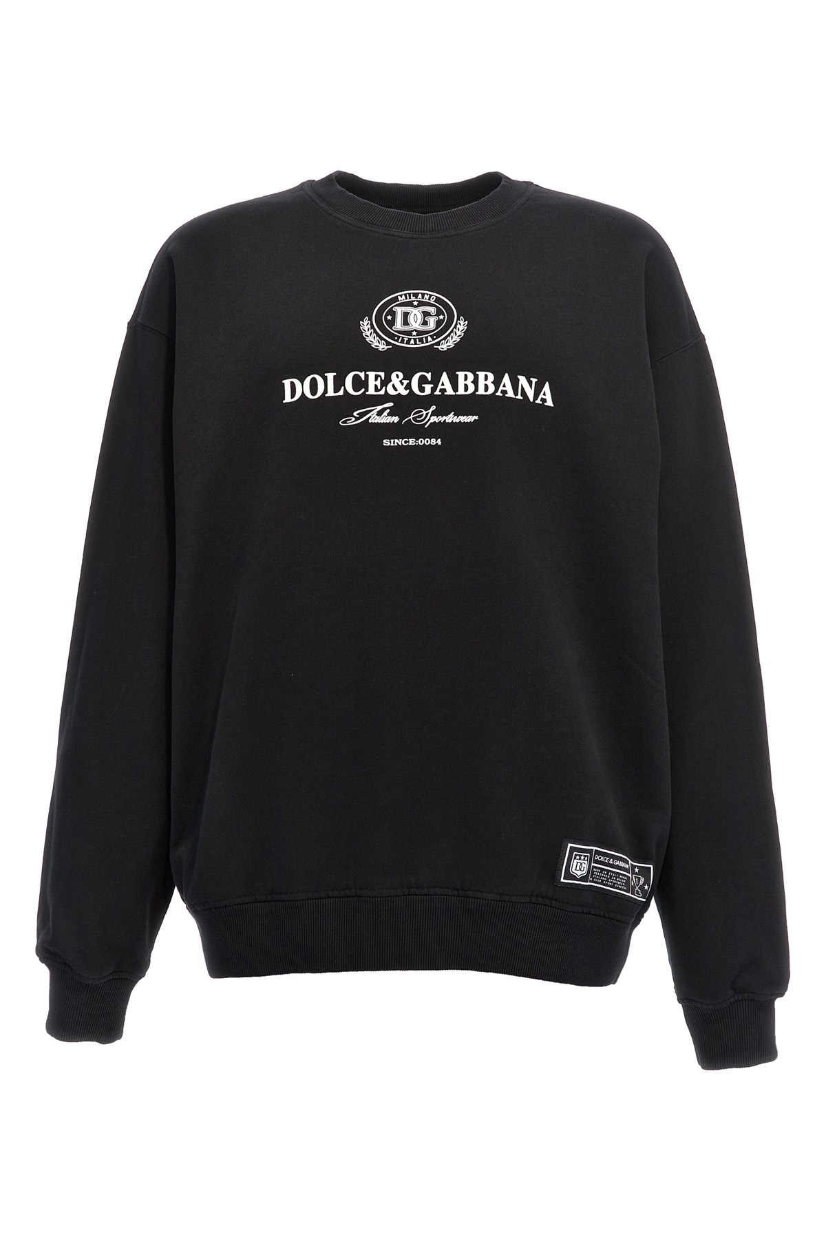 DOLCE & GABBANA Flocked Logo Sweatshirt