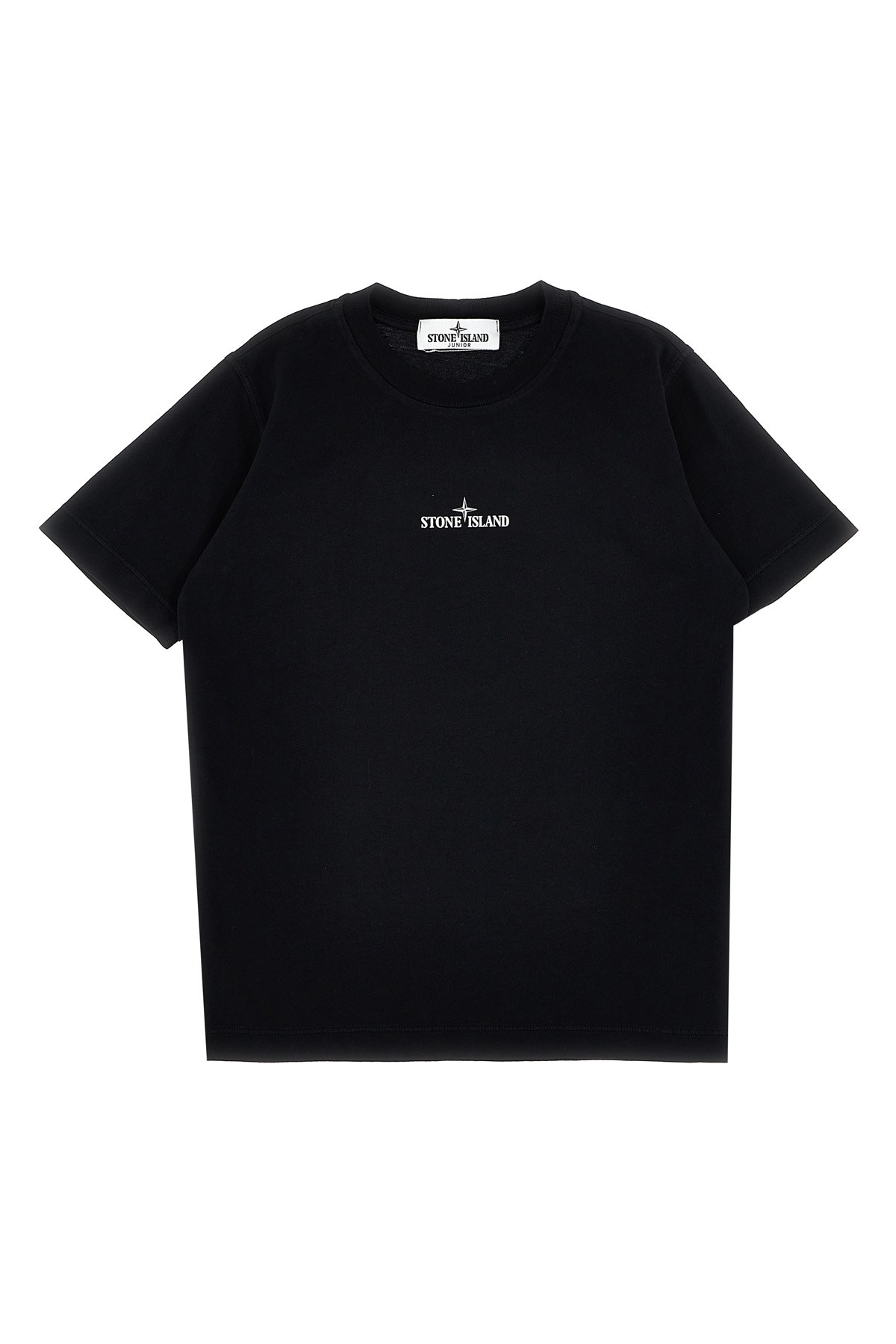 STONE ISLAND JUNIOR Logo Print T-Shirt