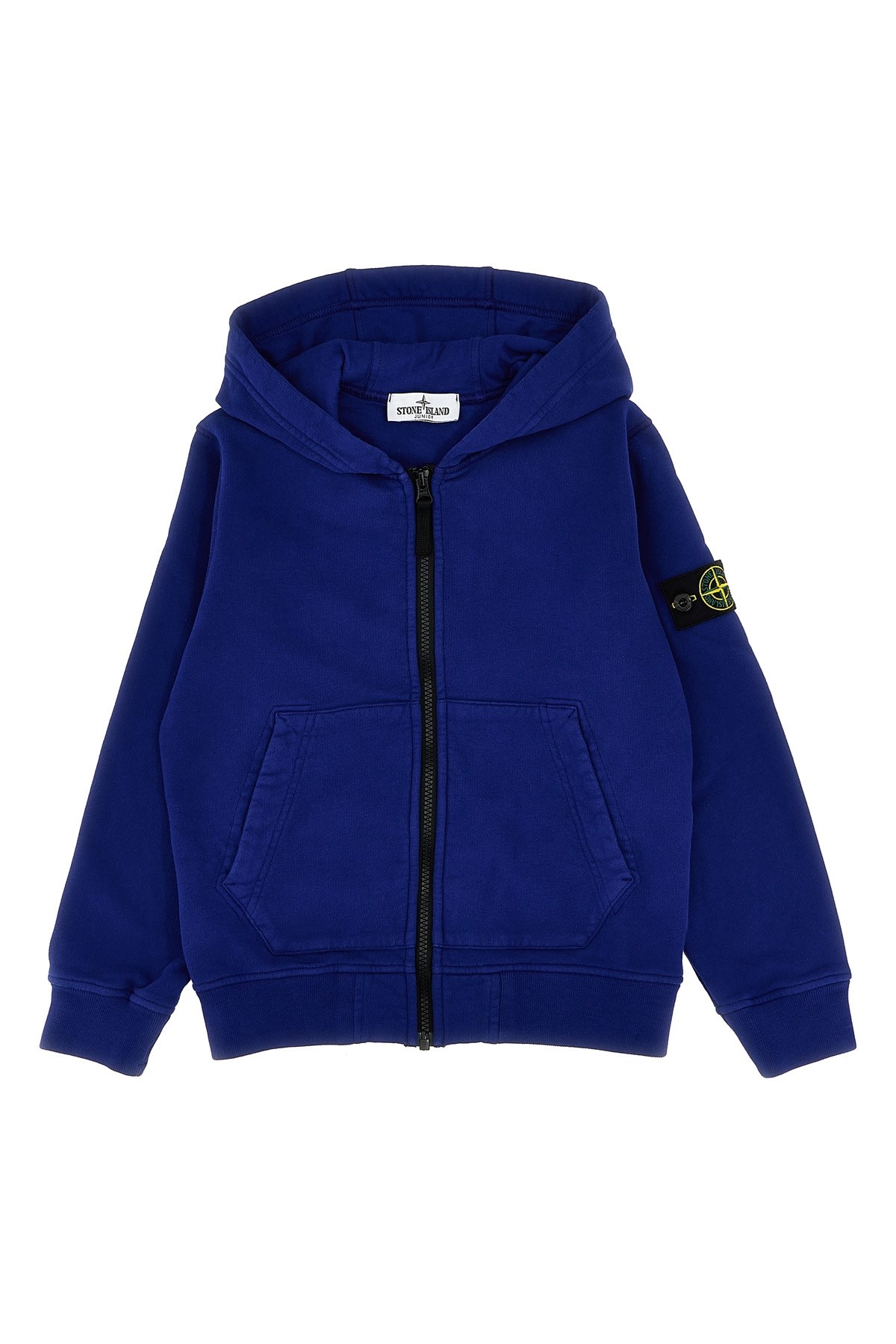 STONE ISLAND JUNIOR Logo Patch Hoodie