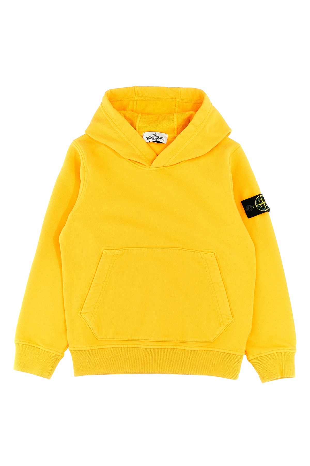 STONE ISLAND JUNIOR Logo Patch Hoodie