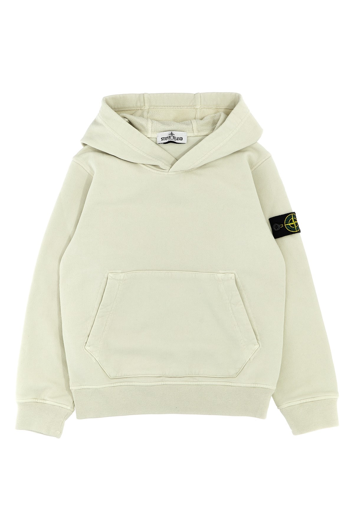 STONE ISLAND JUNIOR Logo Patch Hoodie